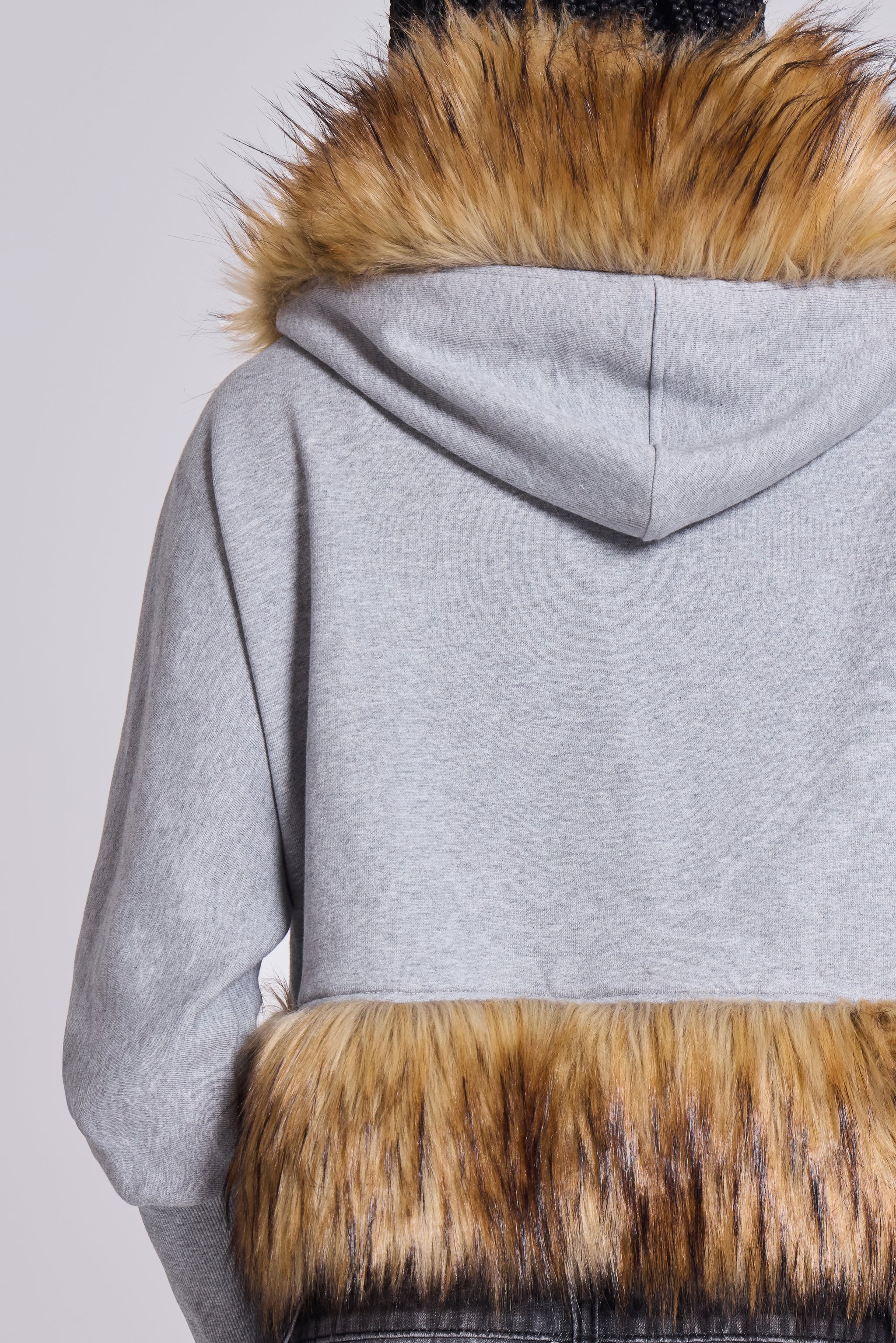 Deda Fur Trim Hoodie - Image 6