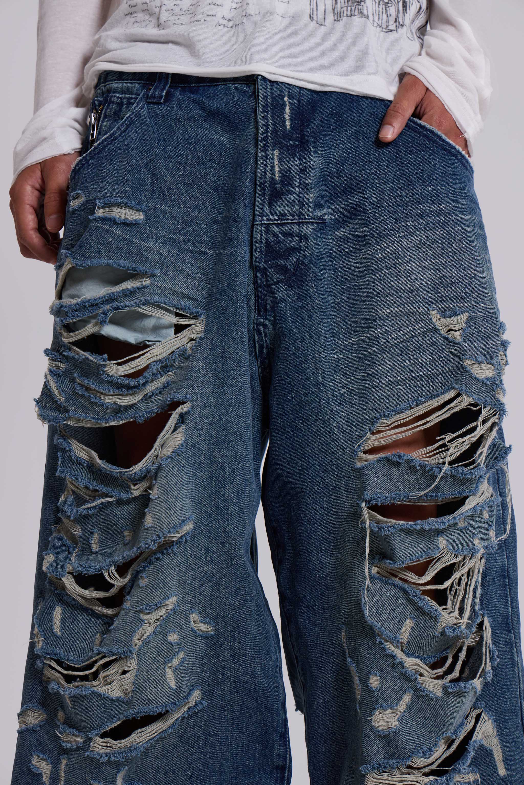 Destroyed XL Colossus Jeans - Image 7