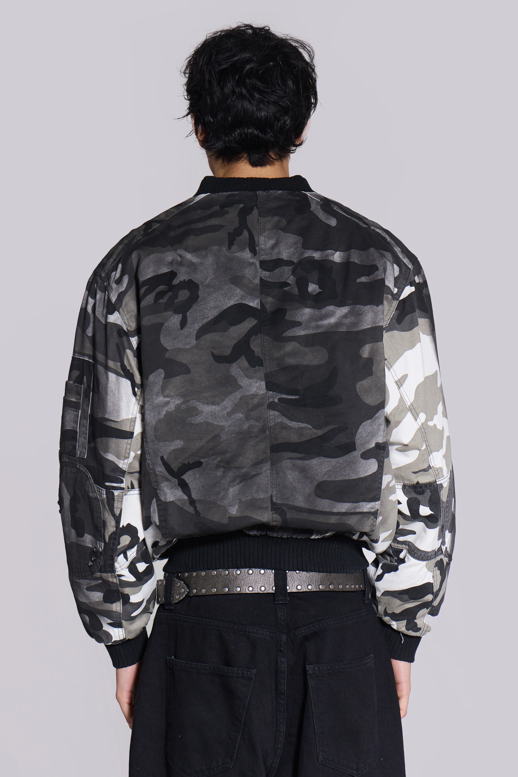 Dirty Camo Bomber Jacket - Image 4