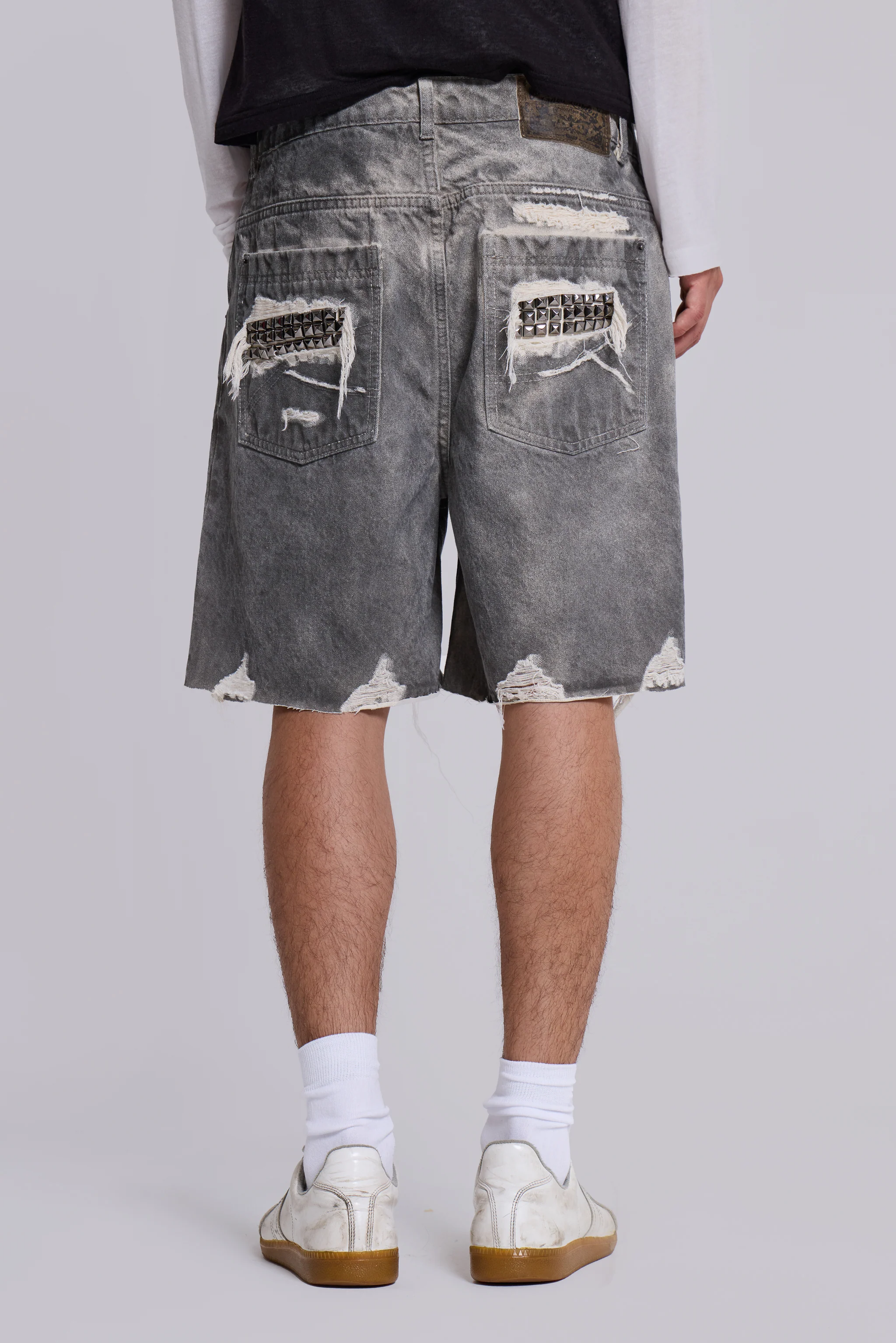 Dirty Studded Glasto Shorts - Image 10
