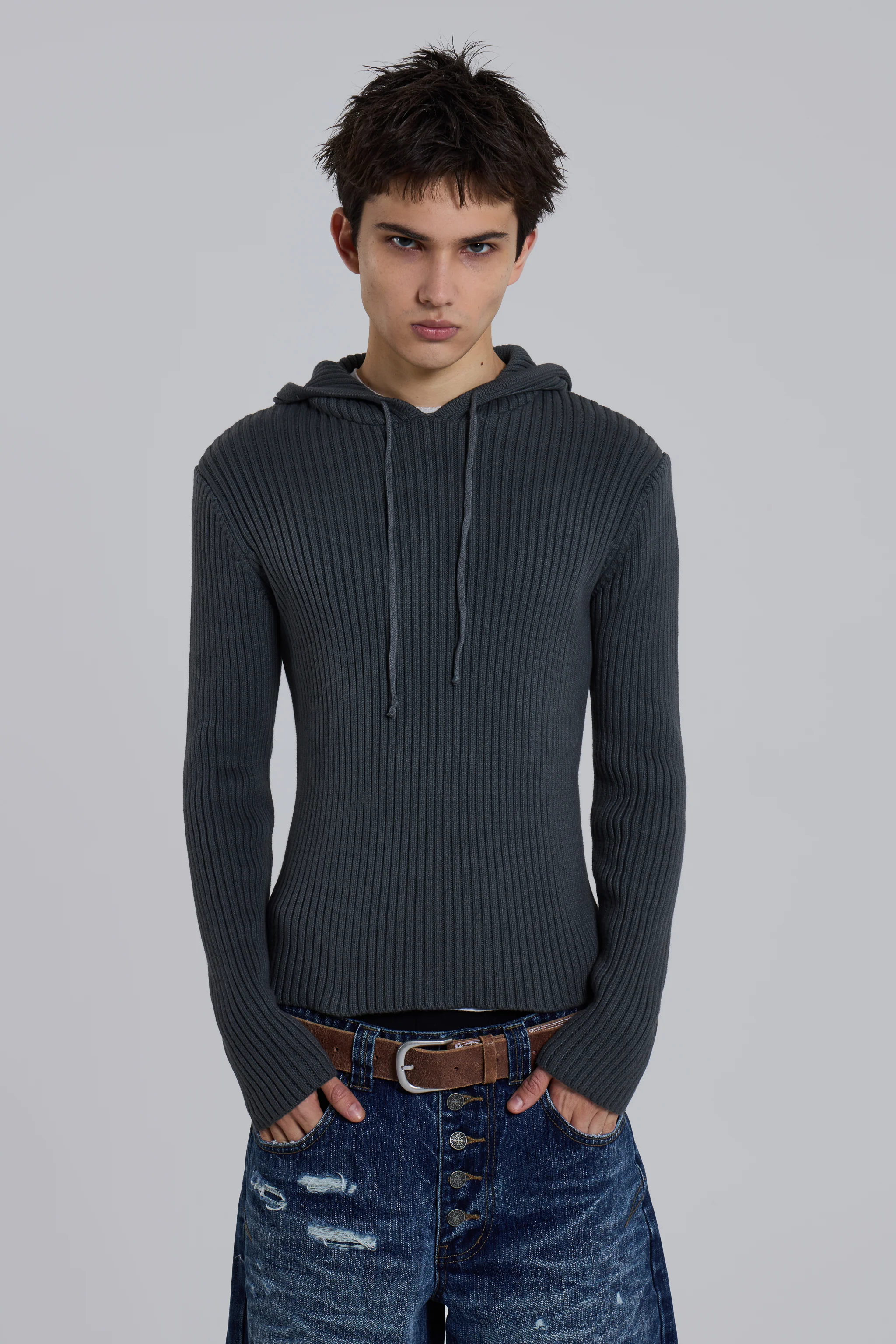 Dornan Rib Hoodie - Image 3