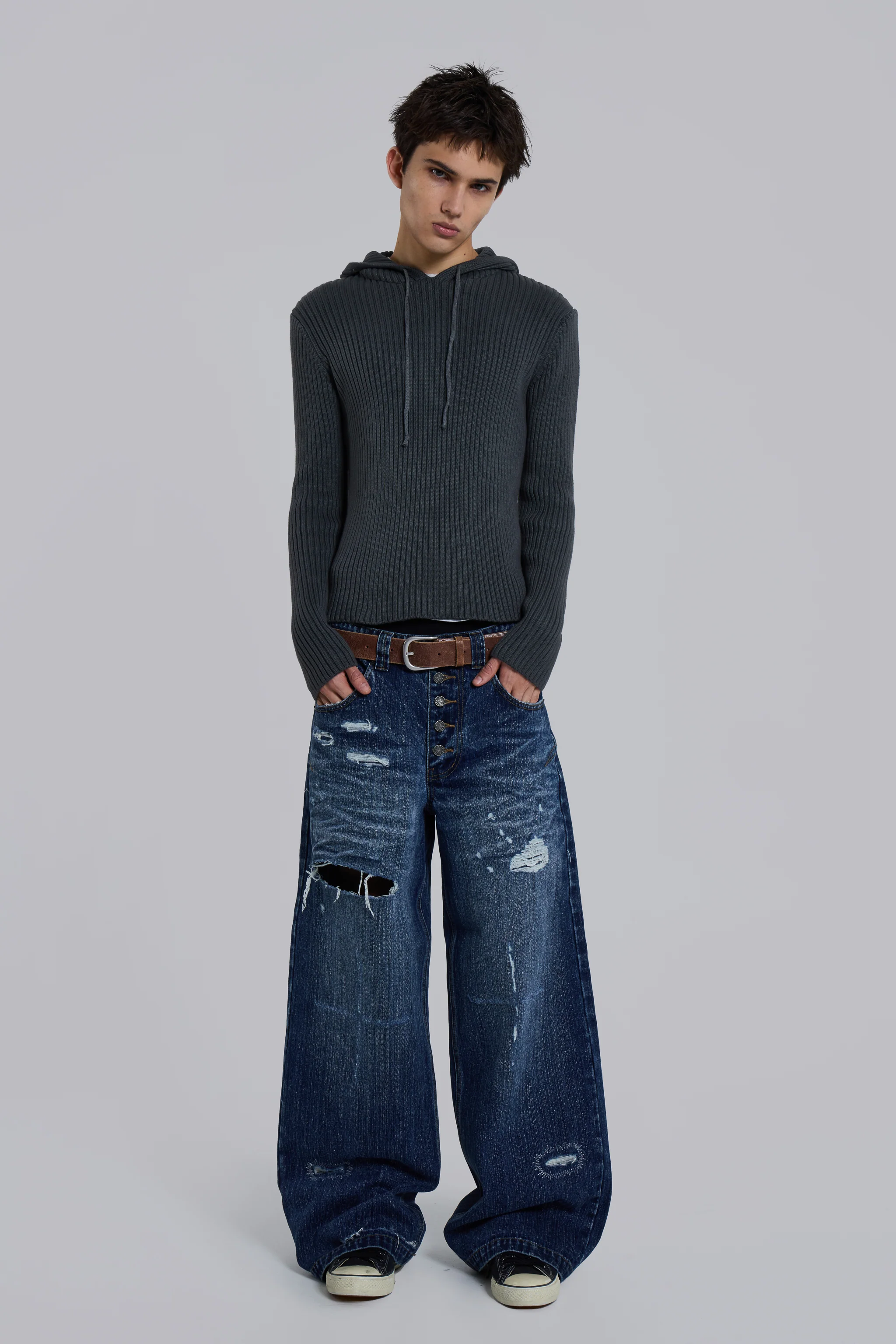 Dornan Rib Hoodie - Image 4