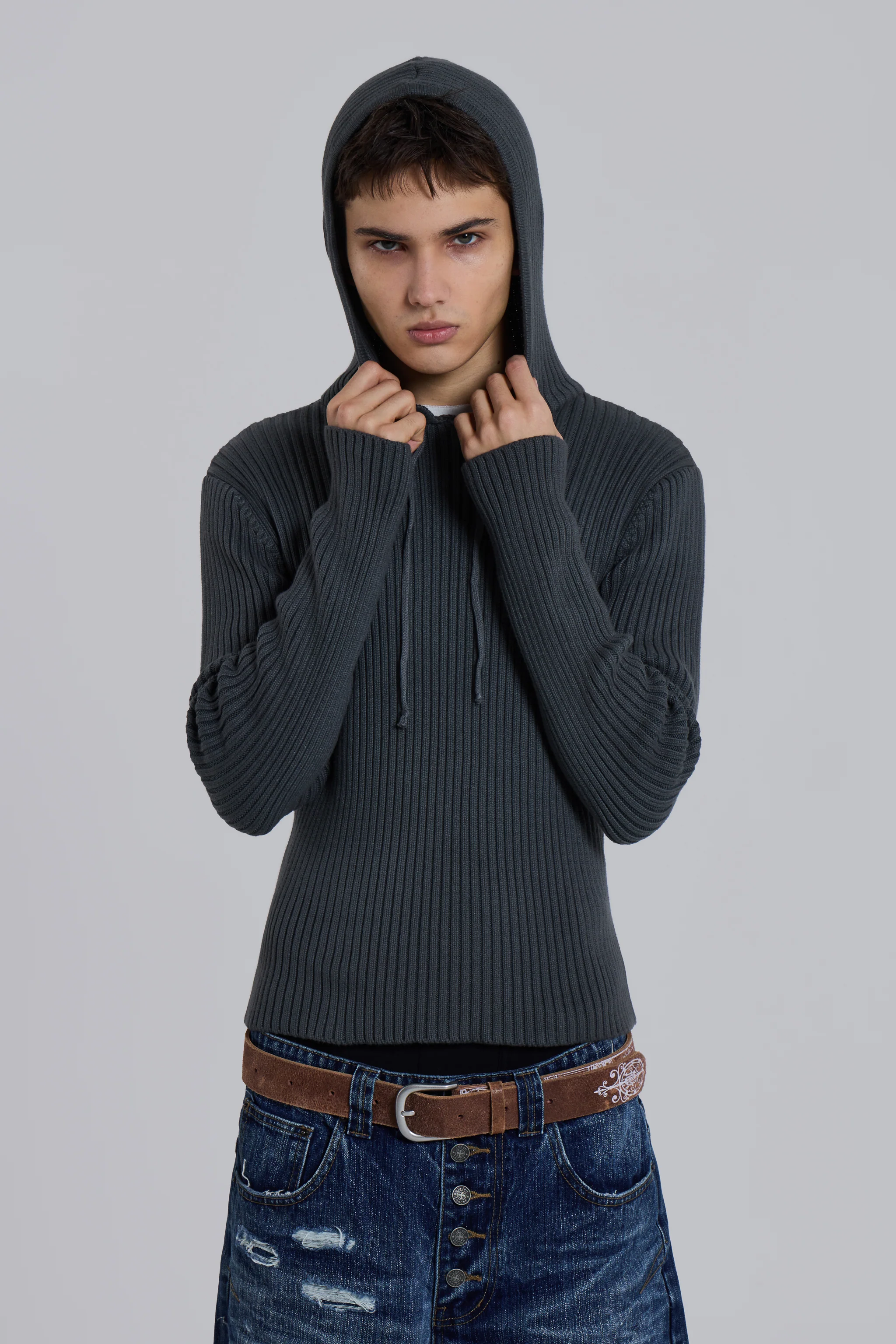 Dornan Rib Hoodie - Image 6