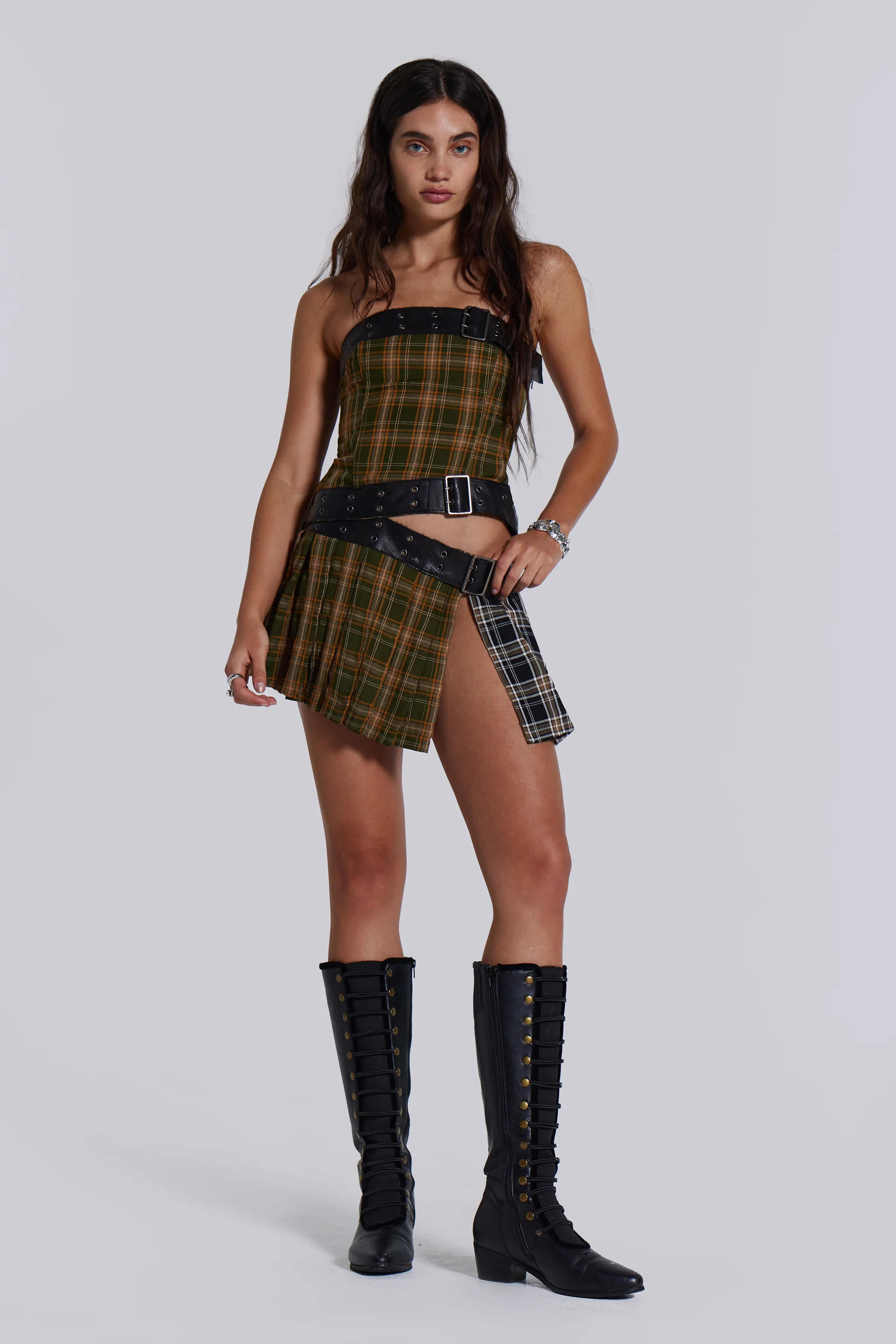Eden Buckle Mini Dress - Image 2