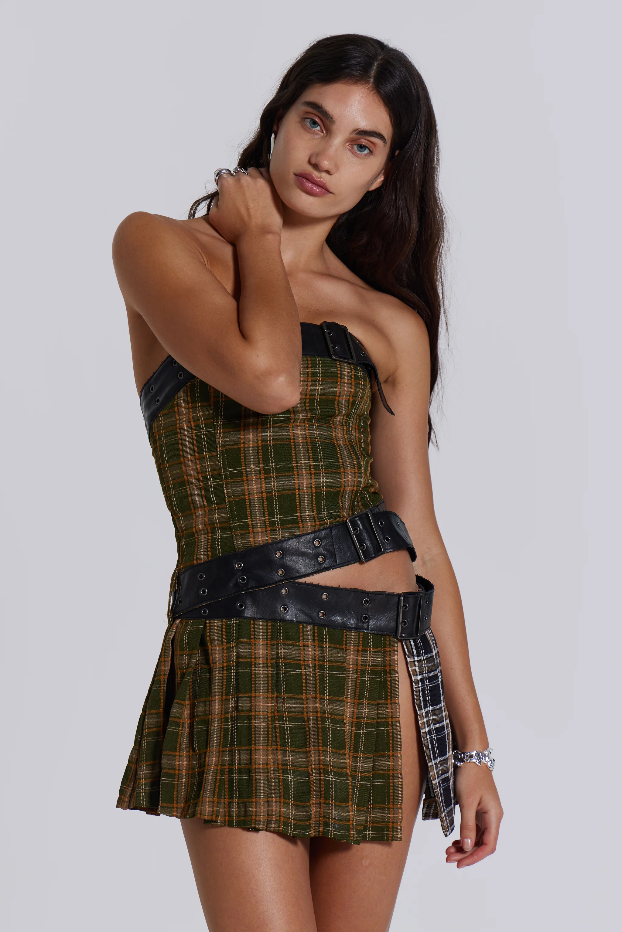 Eden Buckle Mini Dress - Image 5