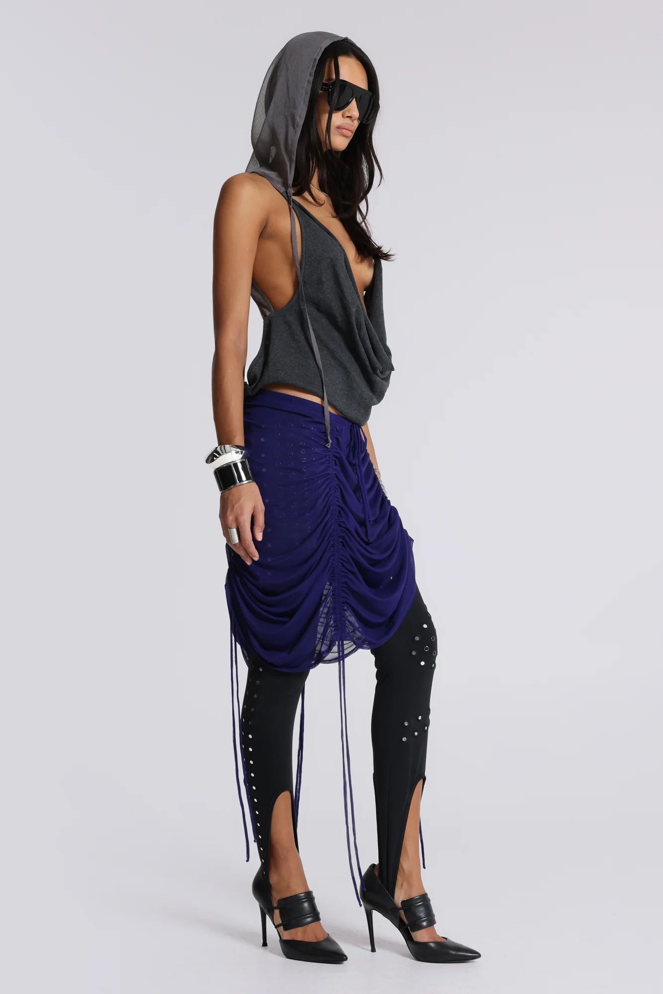 Equora Embellished Stirrup Leggings - Image 6