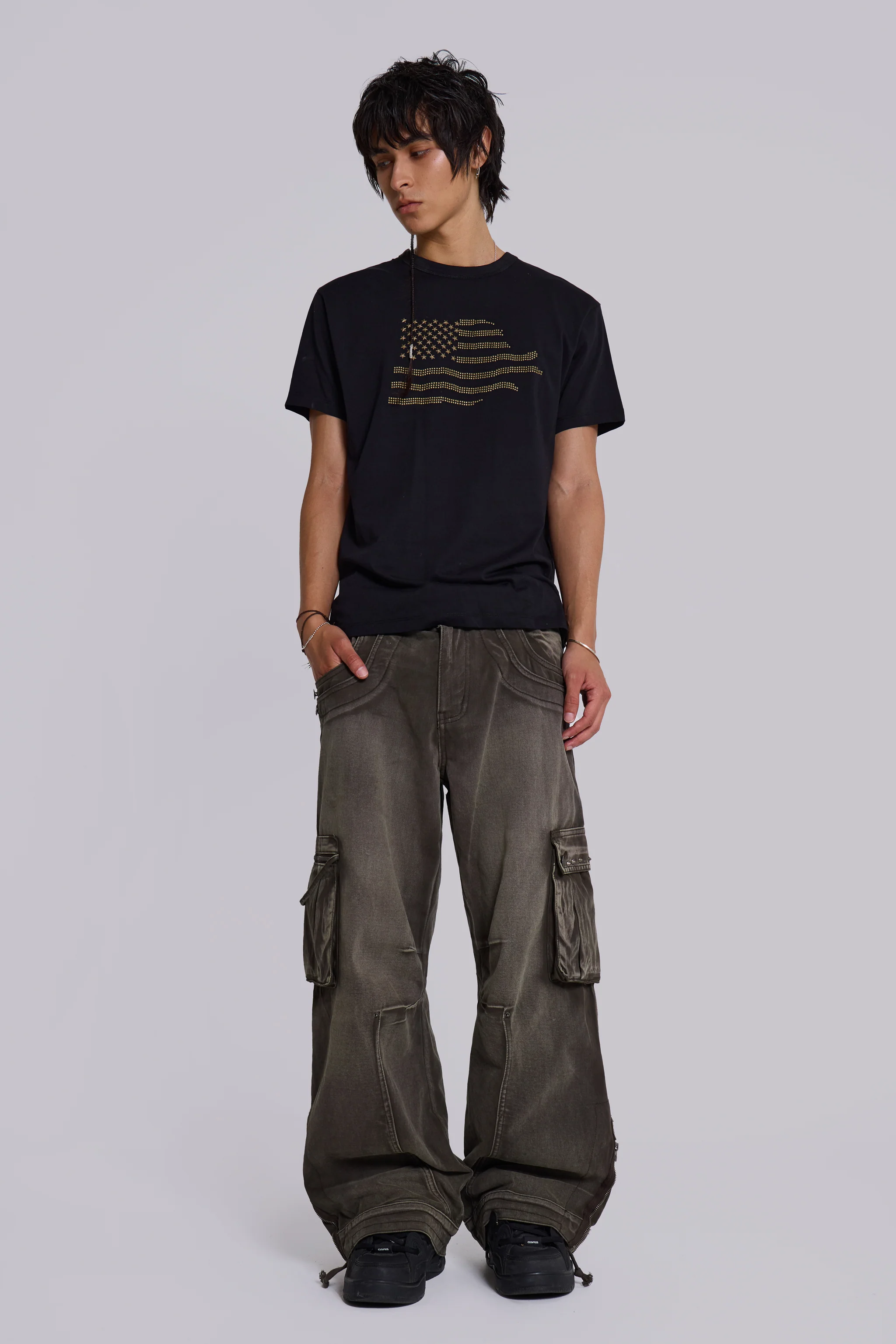 Faded Khaki Trooper Cargo Pants - Image 2