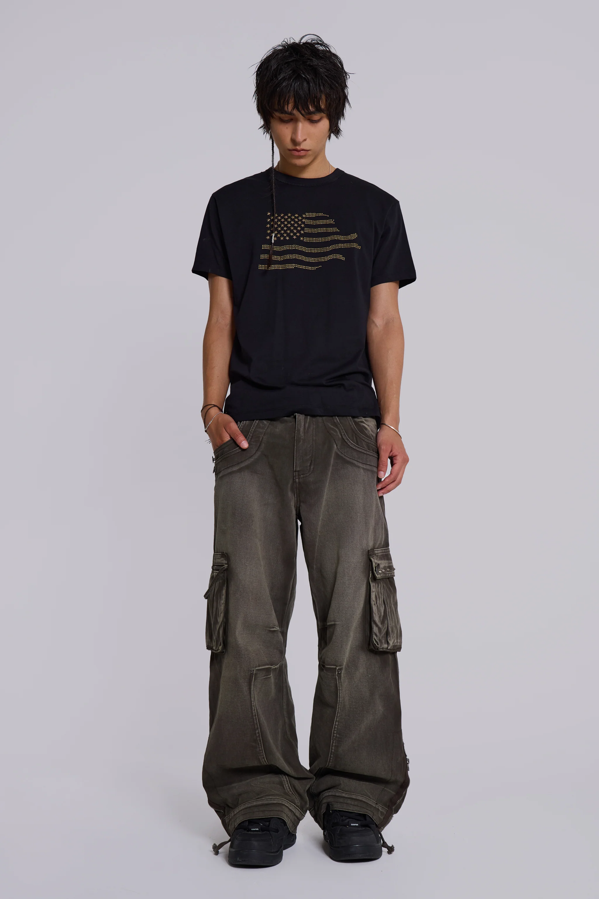 Faded Khaki Trooper Cargo Pants - Image 9