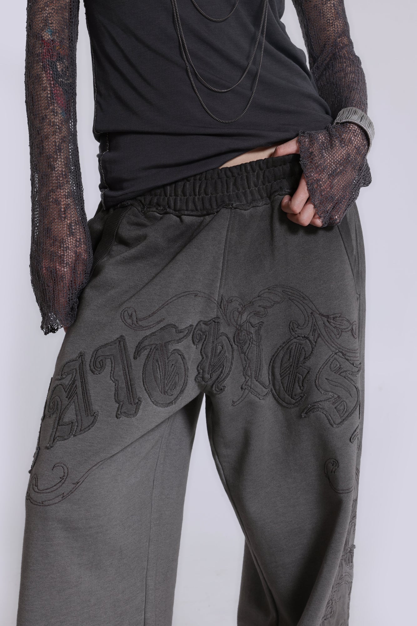 Faithless Applique Monster Joggers - Image 3