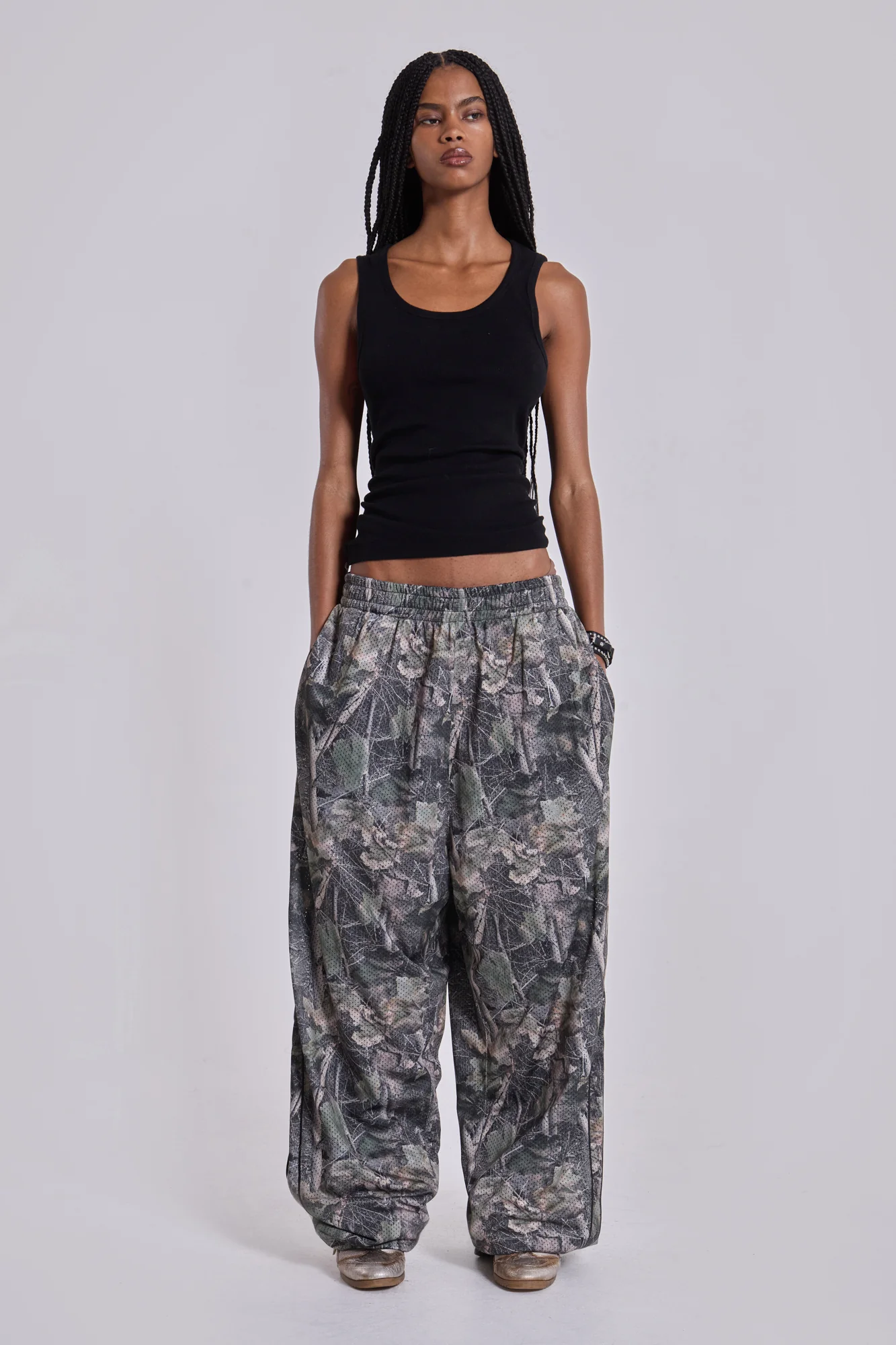 Forest Camo Mesh Vapor Tracksuit Bottoms - Image 8