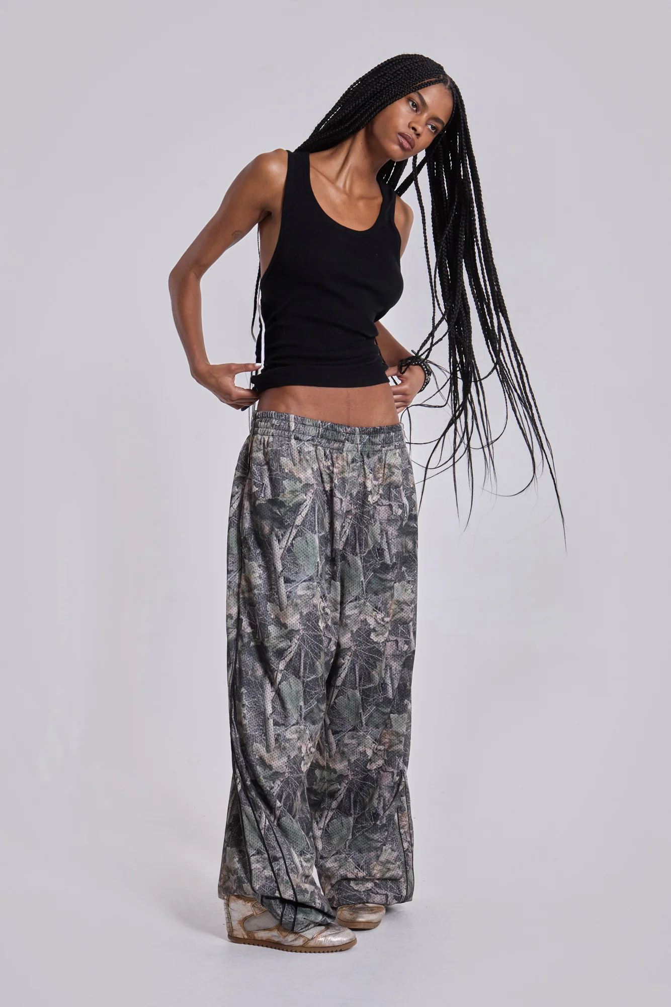 Forest Camo Mesh Vapor Tracksuit Bottoms - Image 9