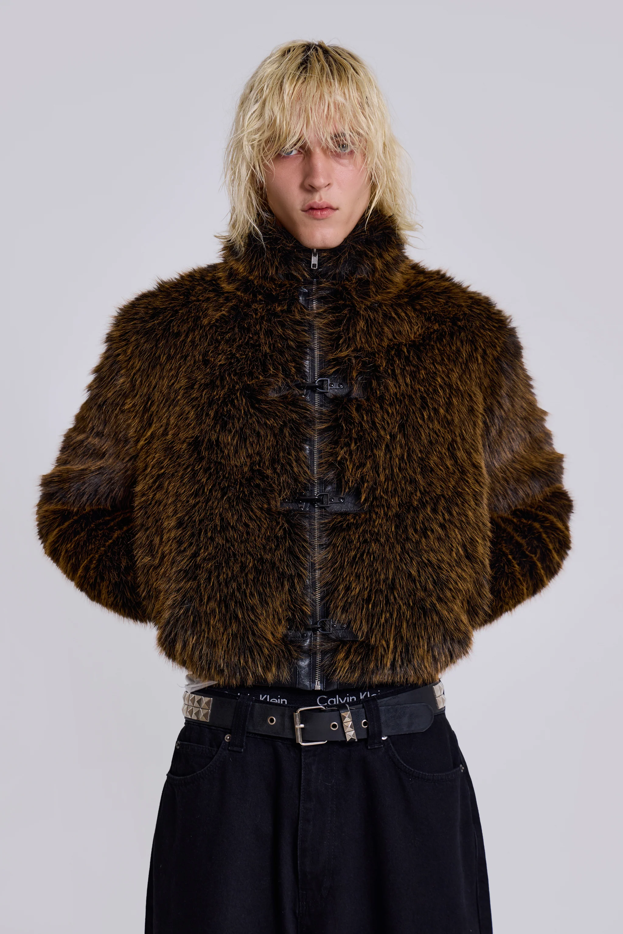 Brown Mendoza Faux Fur Jacket - Image 14