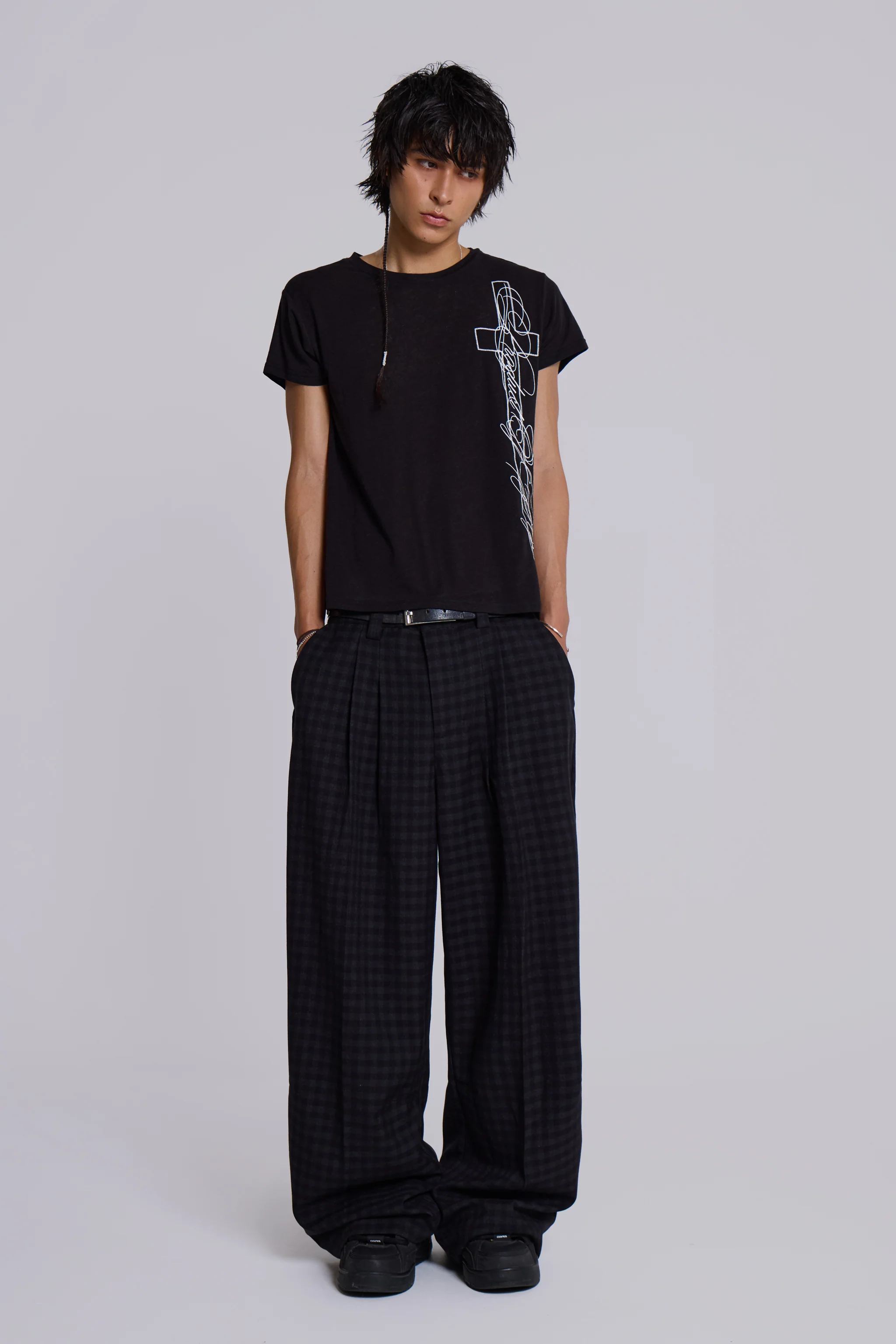 Gingham Goliath Suit Pants - Image 3