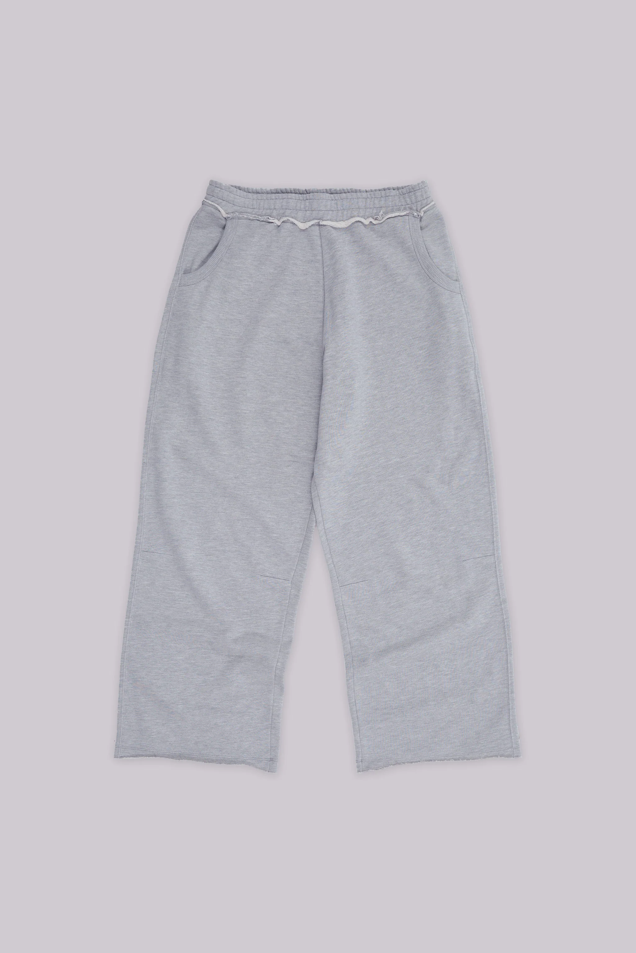 Grey Marl Baggy Monster Joggers - Image 2