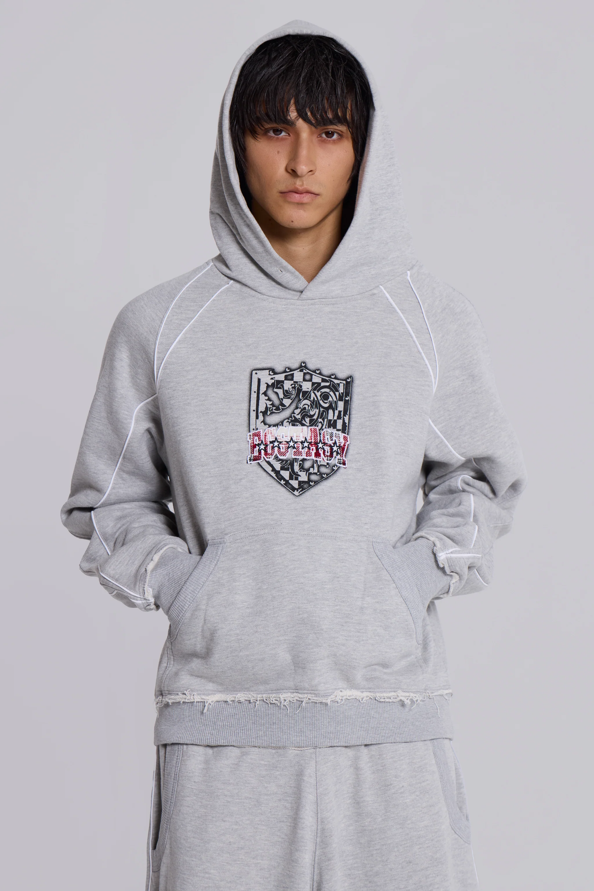 Grey Tempo Hoodie - Image 8