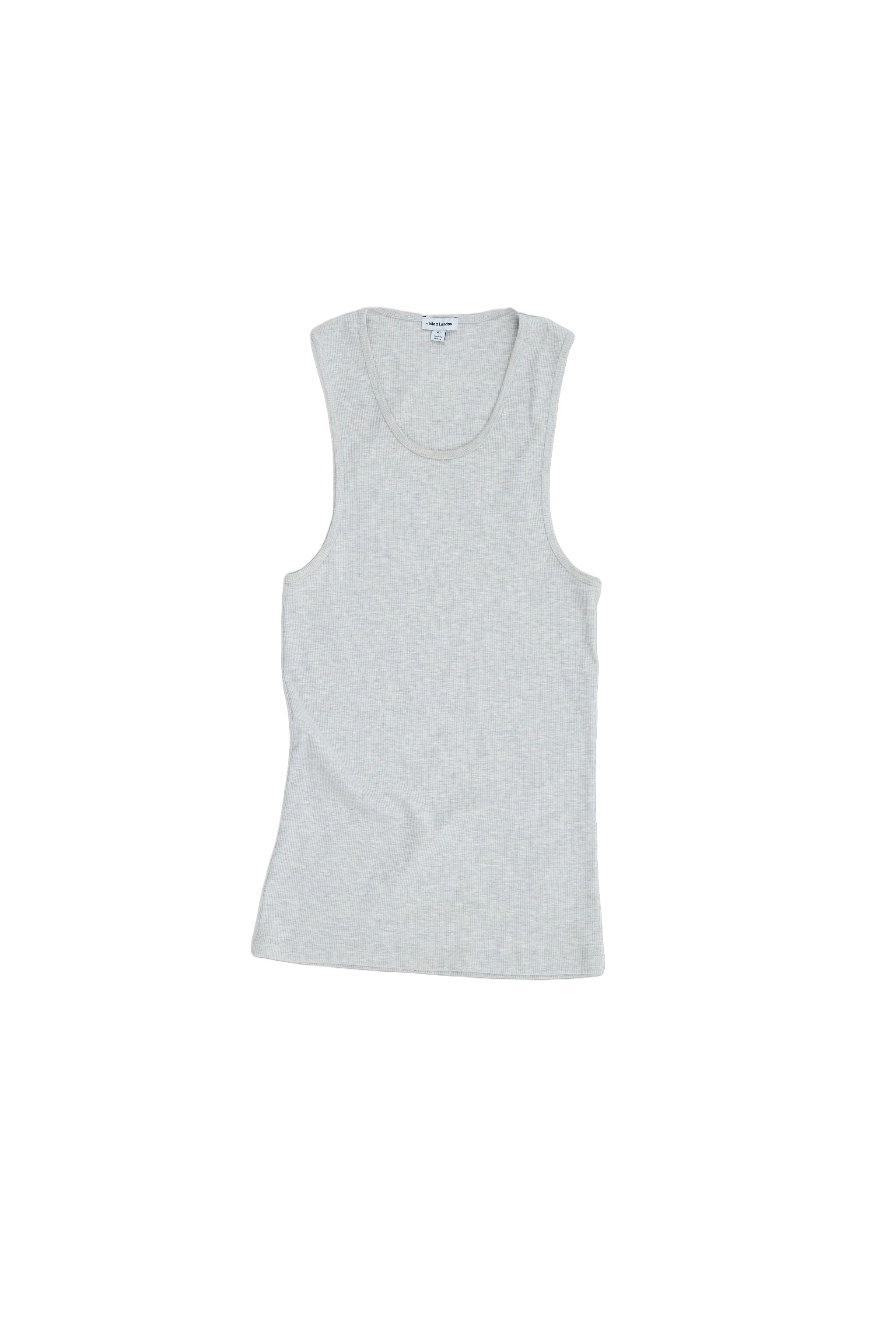 Grey Rib Longline Vest - Image 6