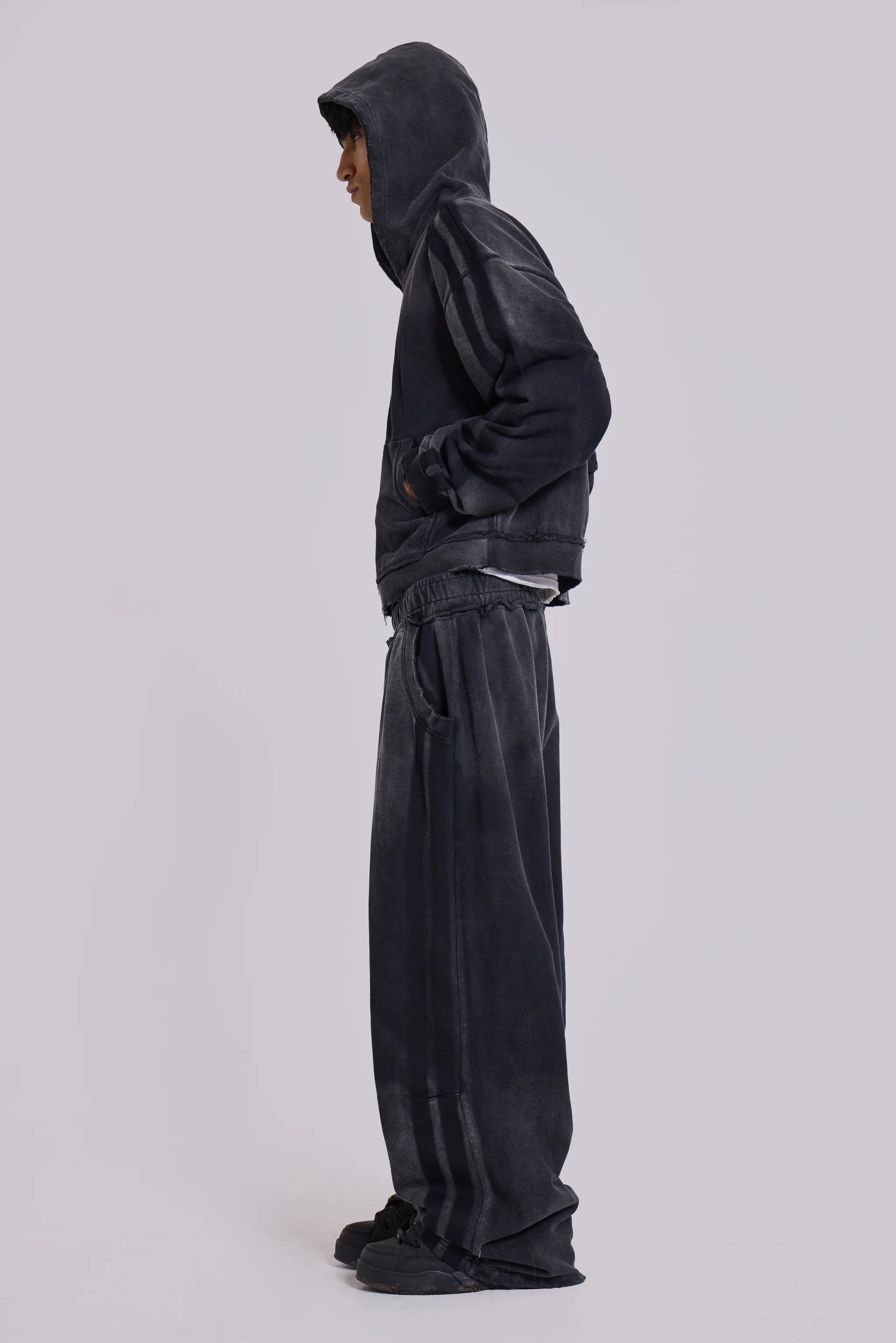 Grey Sporty Baggy Monster Joggers - Image 4