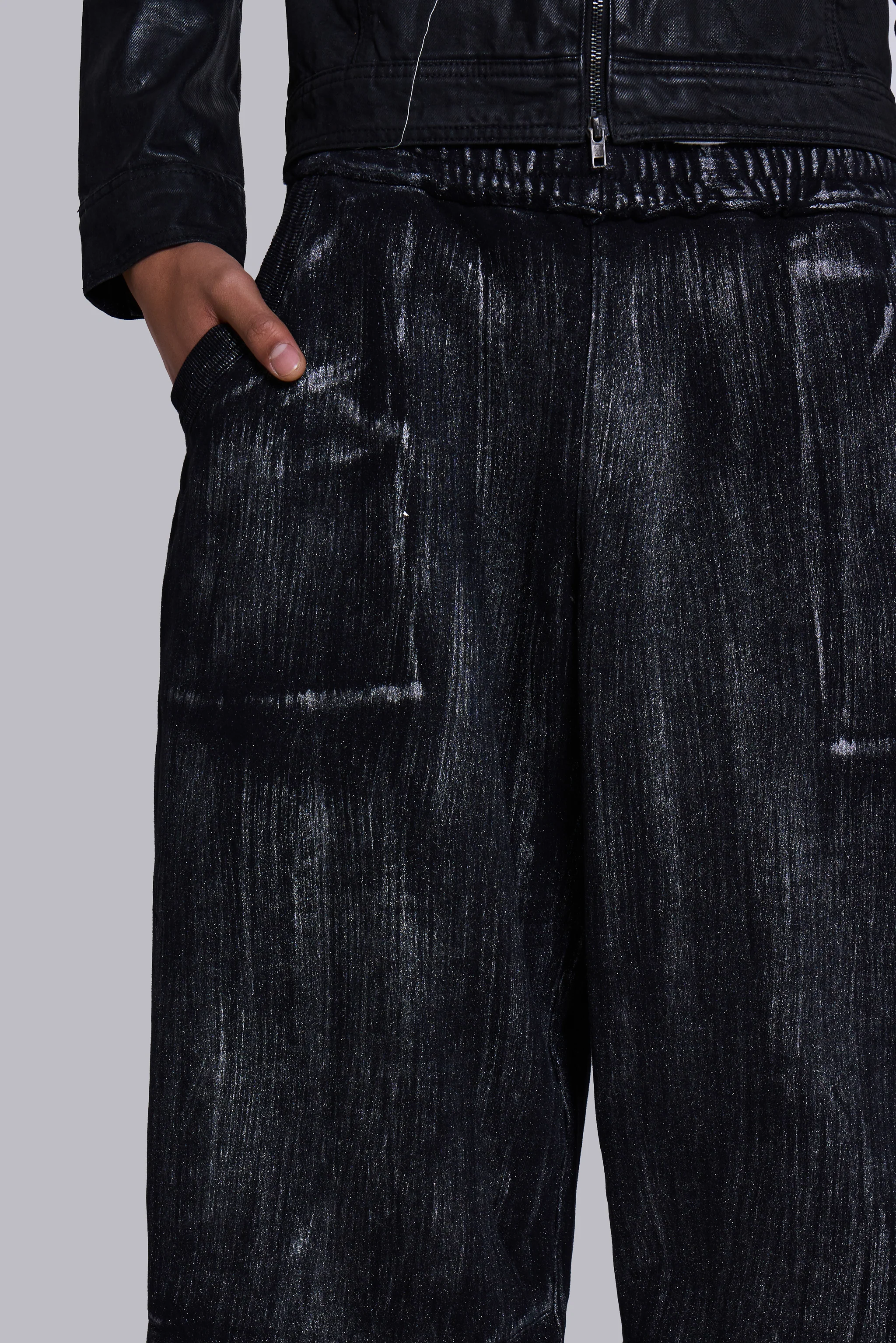 Gunmetal Wash Monster Joggers - Image 4