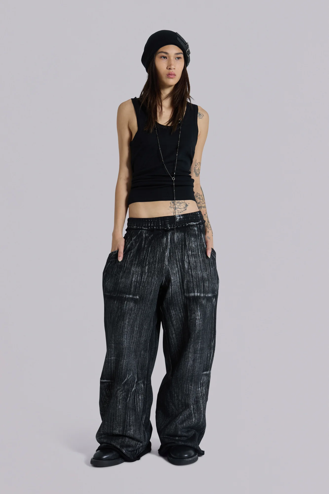 Gunmetal Wash Monster Joggers - Image 2