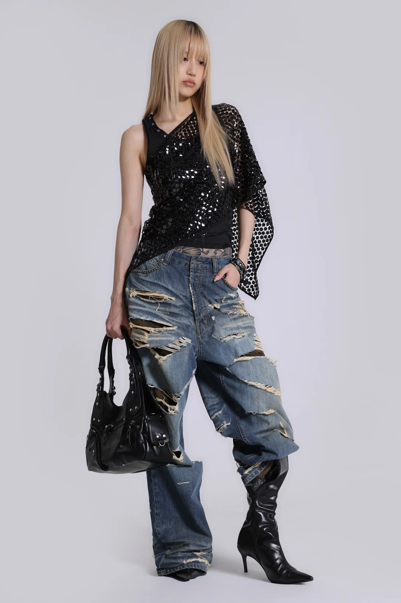 Hidden Camo Ripped XL Colossus Jeans - Image 7