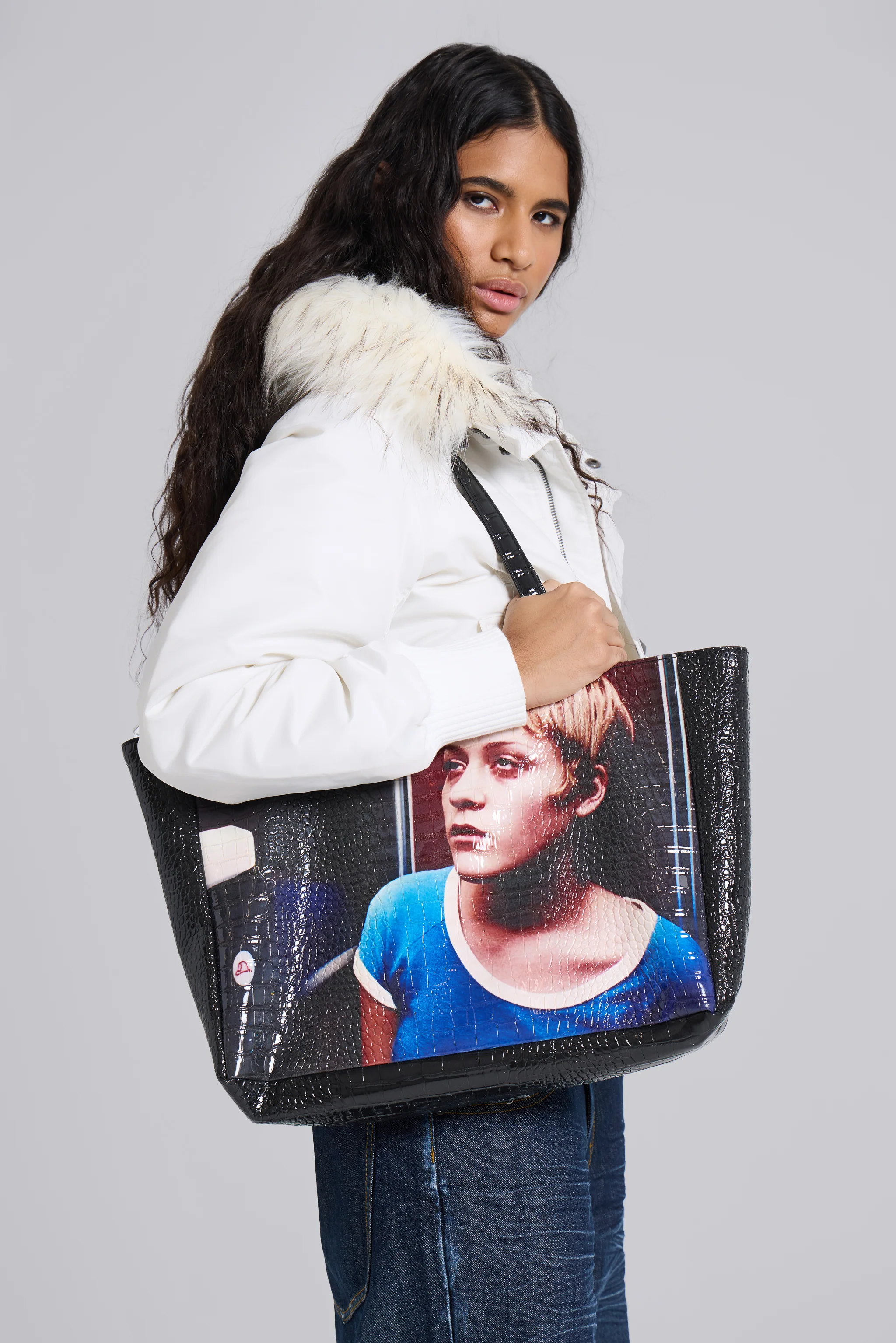 Jennie Croc Bag - Image 5