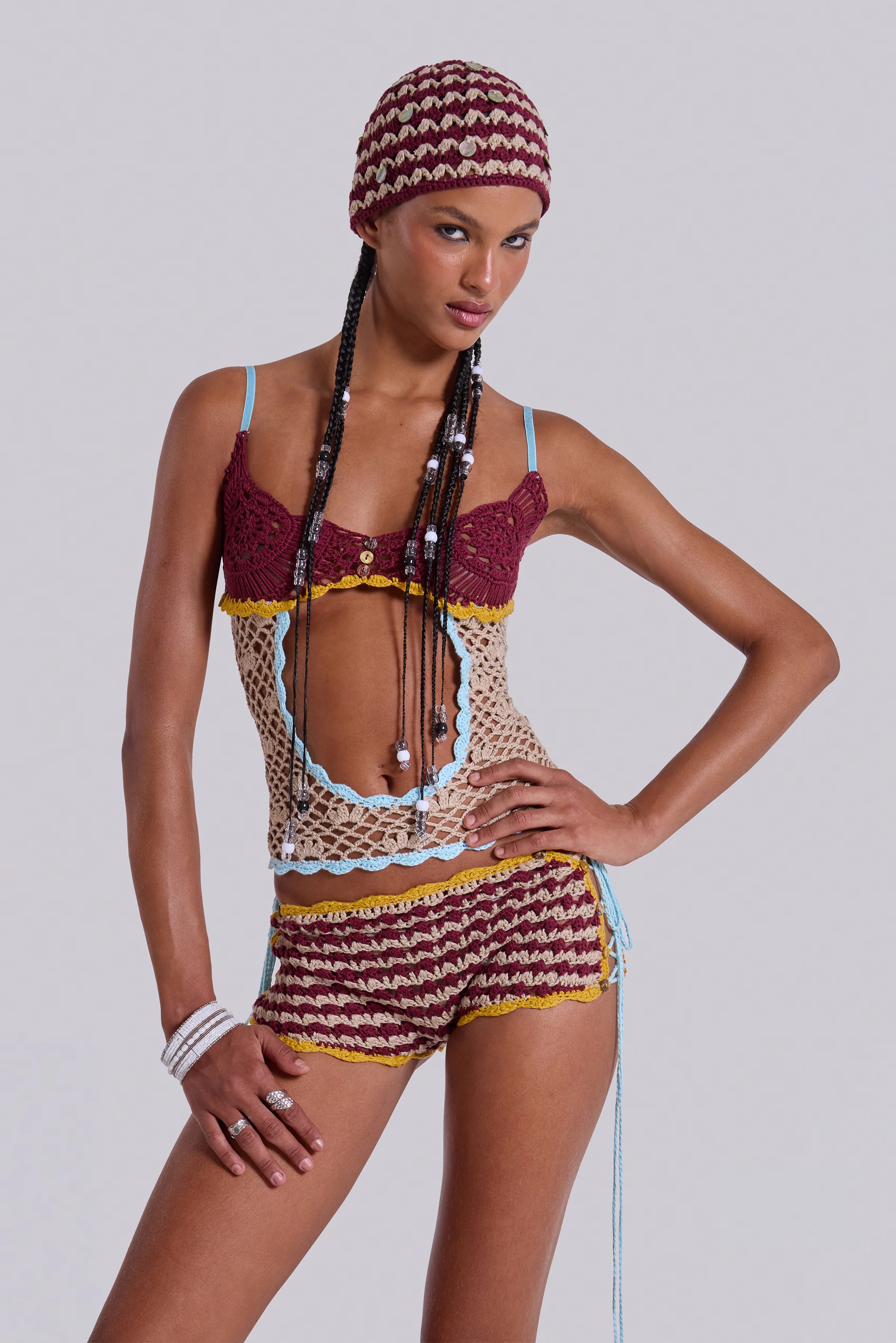 Kalani Cut Out Crochet Top - Image 9