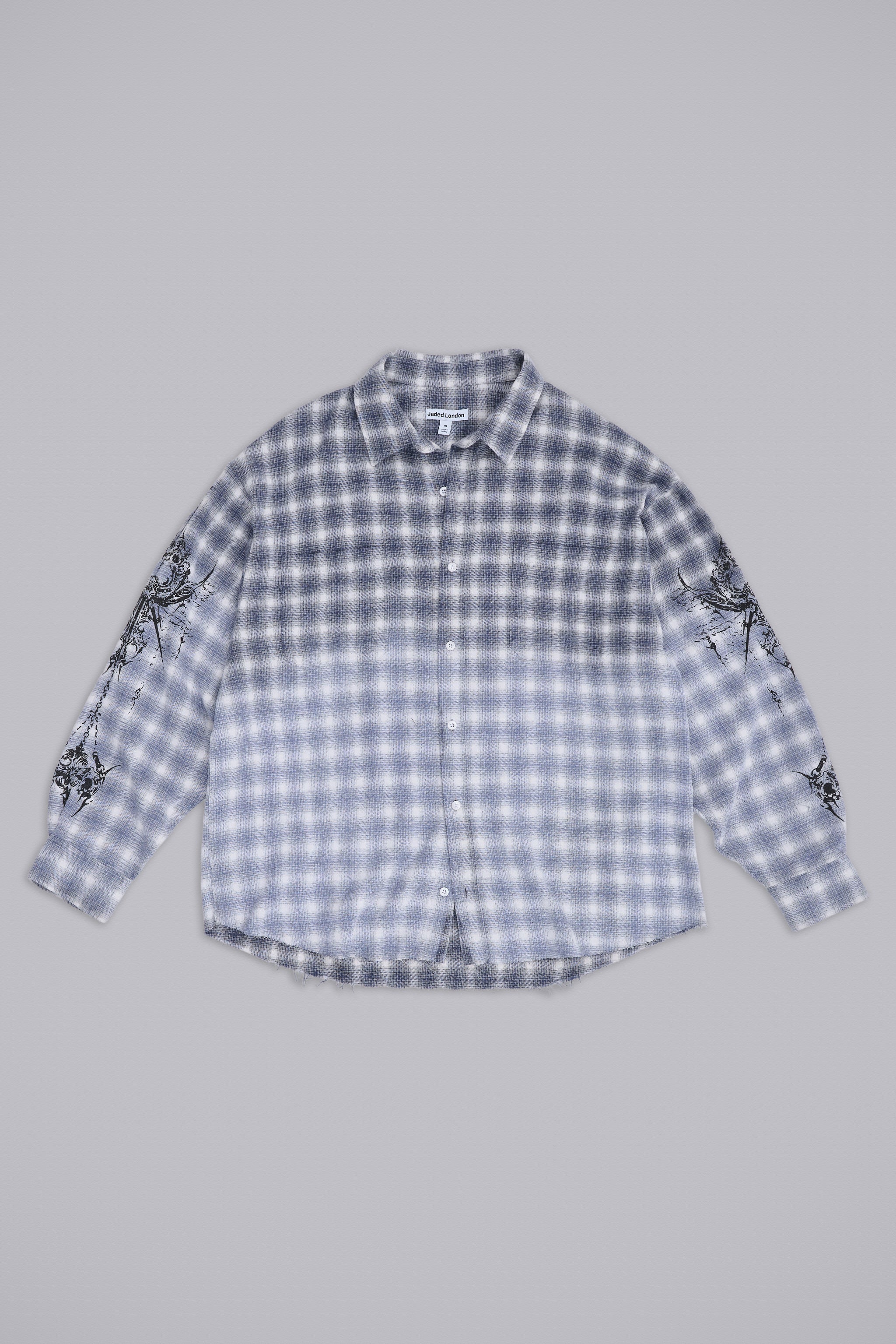 Kasper Inked Flannel Shirt - Image 2