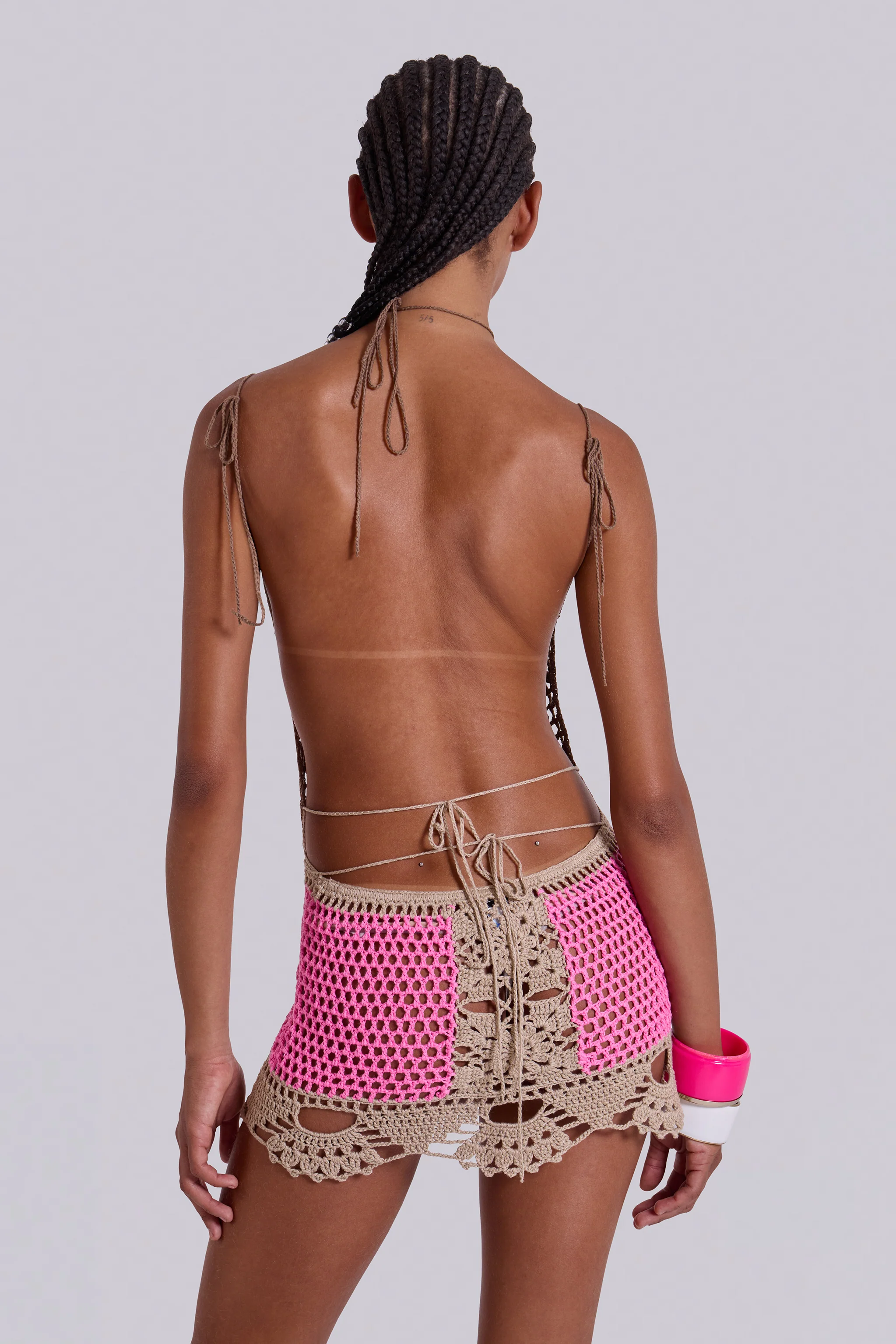 Tahlia Backless Crochet Dress - Image 2