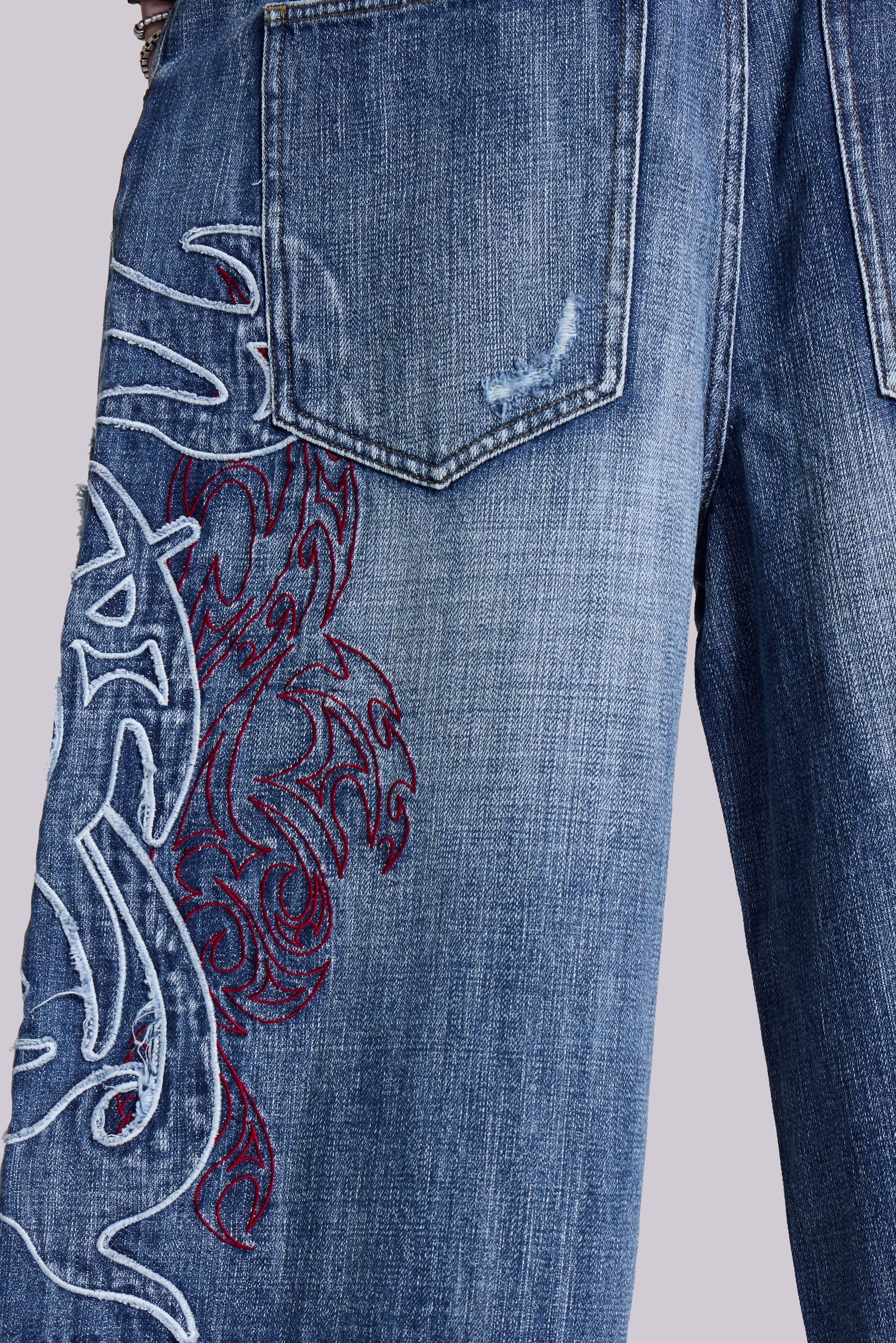 Layered Tribal XL Colossus Jorts - Image 8