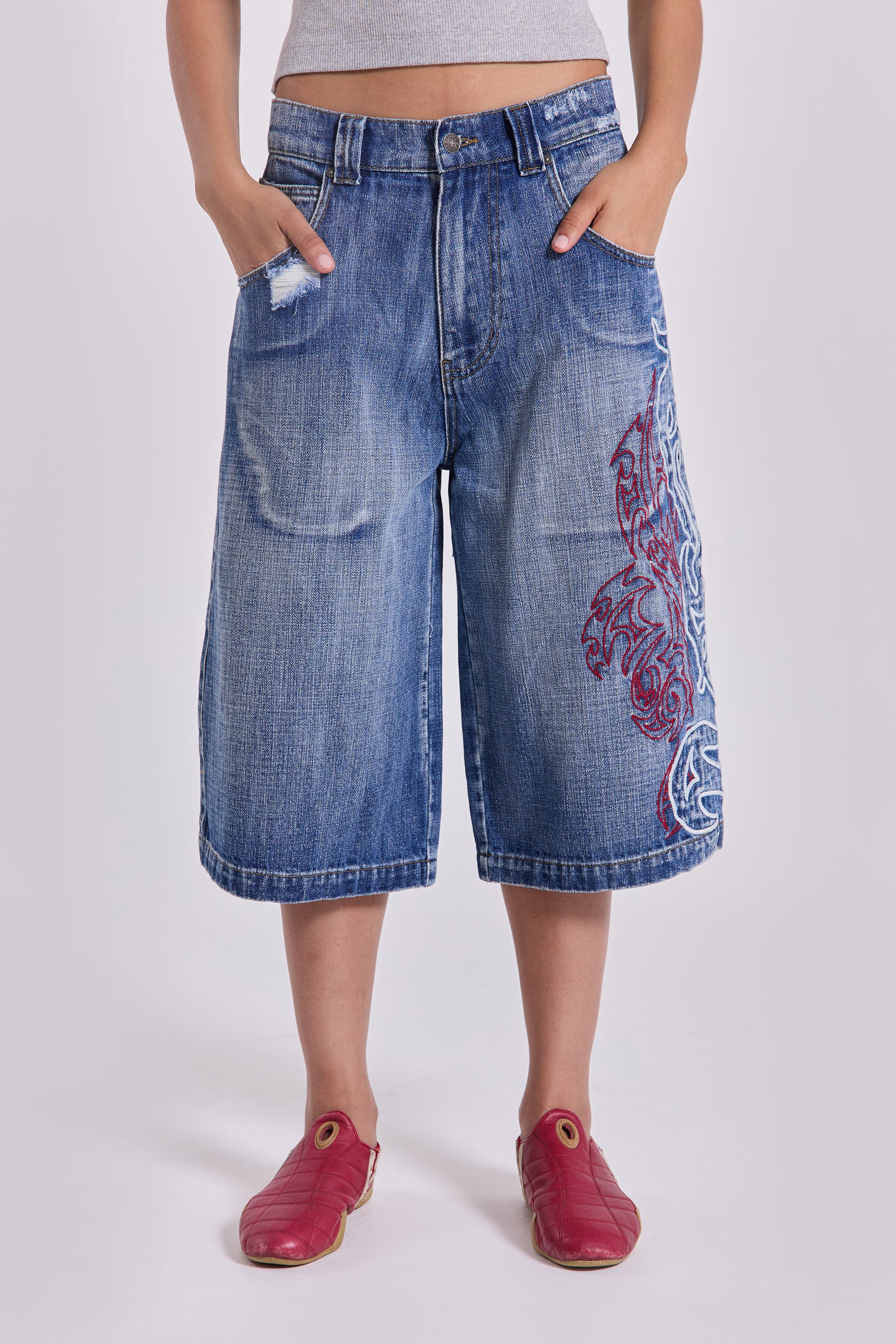 Layered Tribal XL Colossus Jorts - Image 4