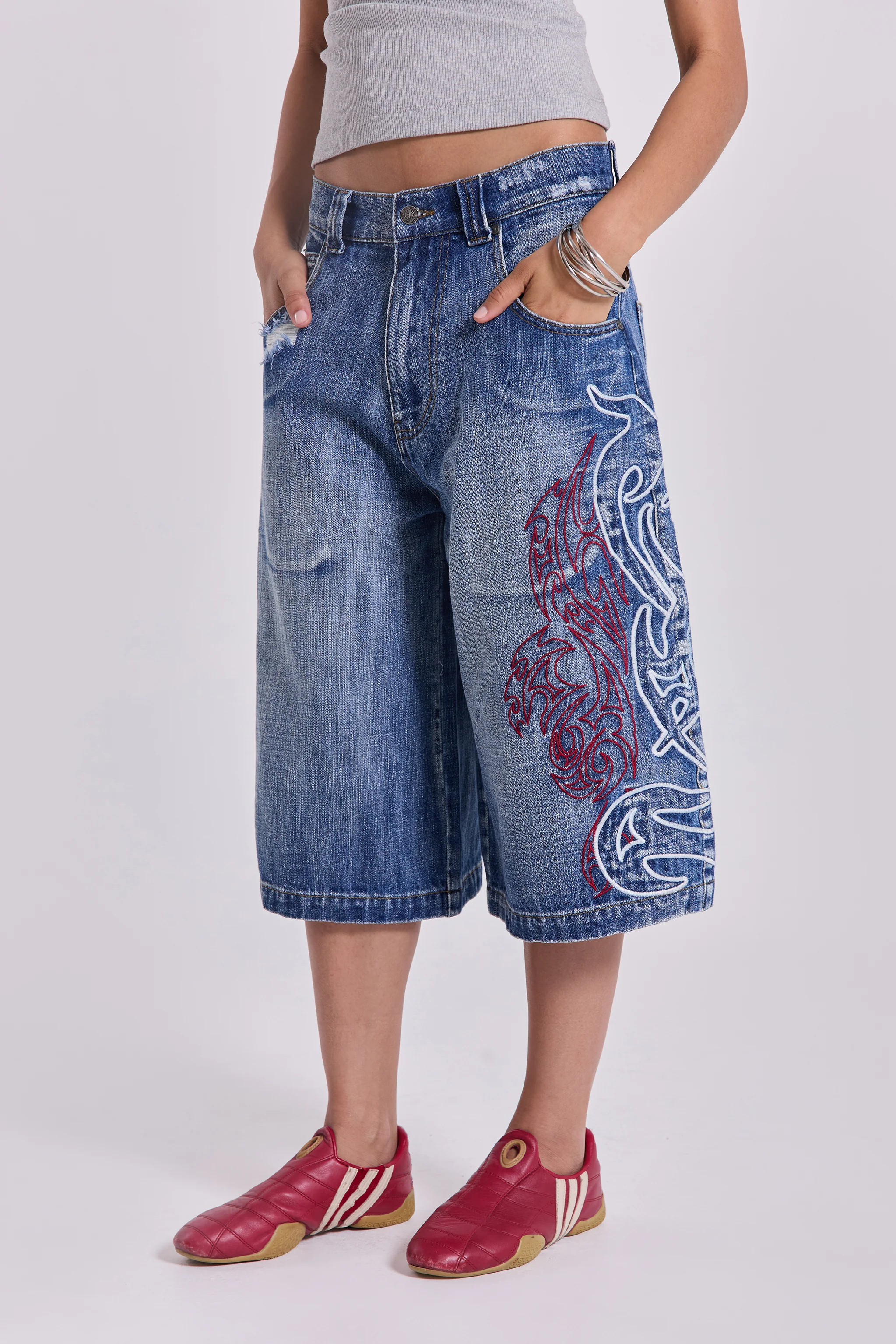 Layered Tribal XL Colossus Jorts - Image 5