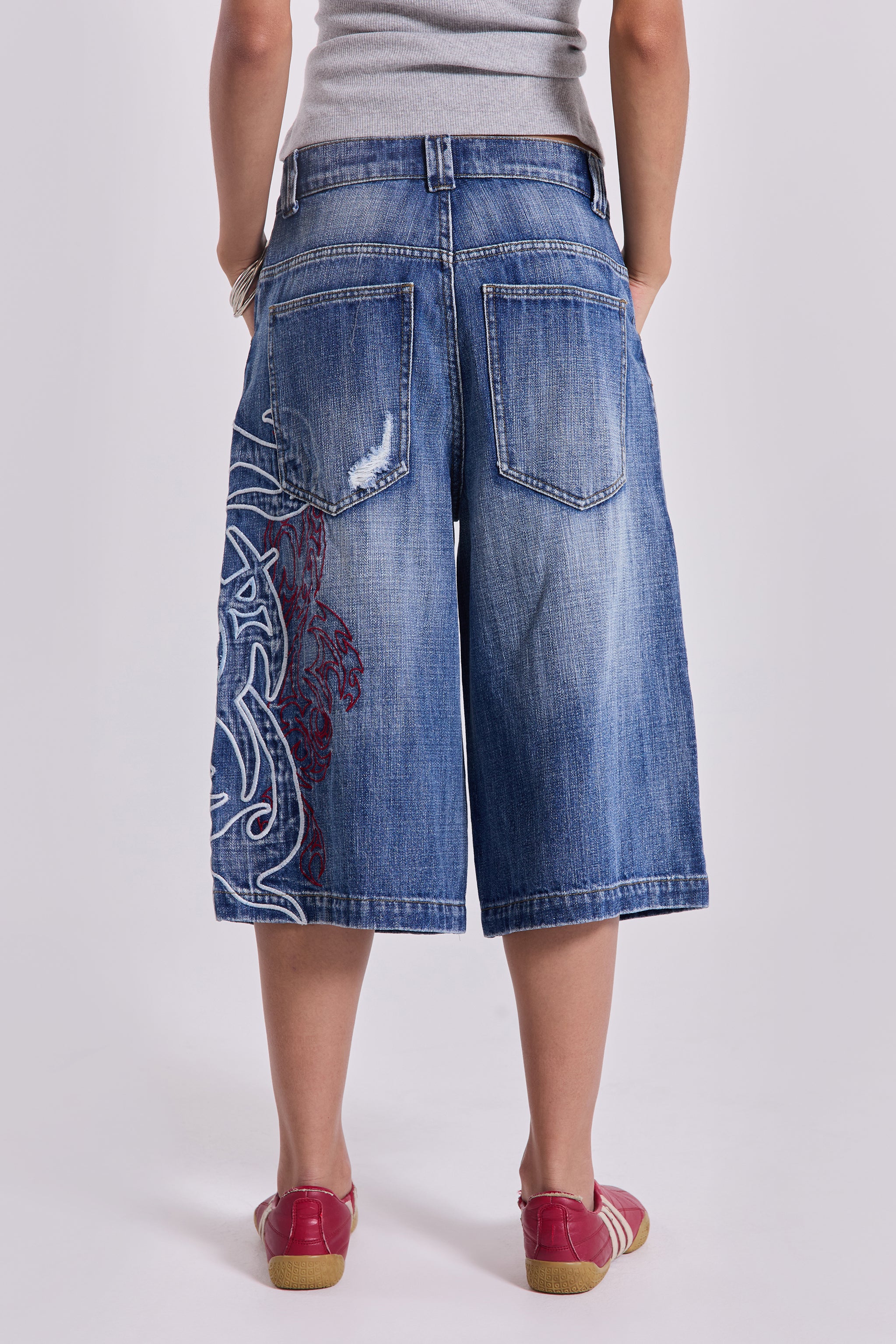 Layered Tribal XL Colossus Jorts - Image 8