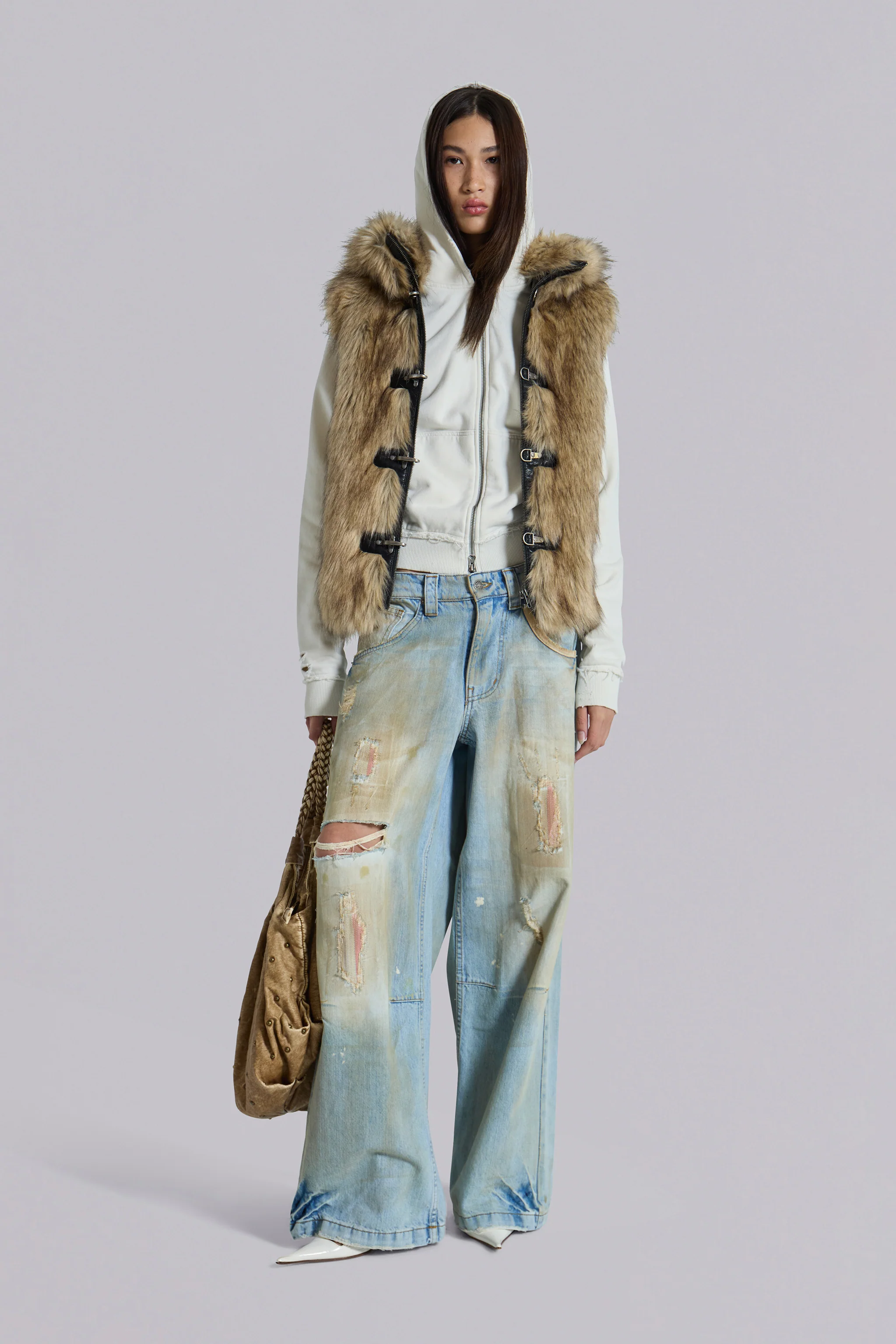 Mendoza Faux Fur Gilet - Image 13