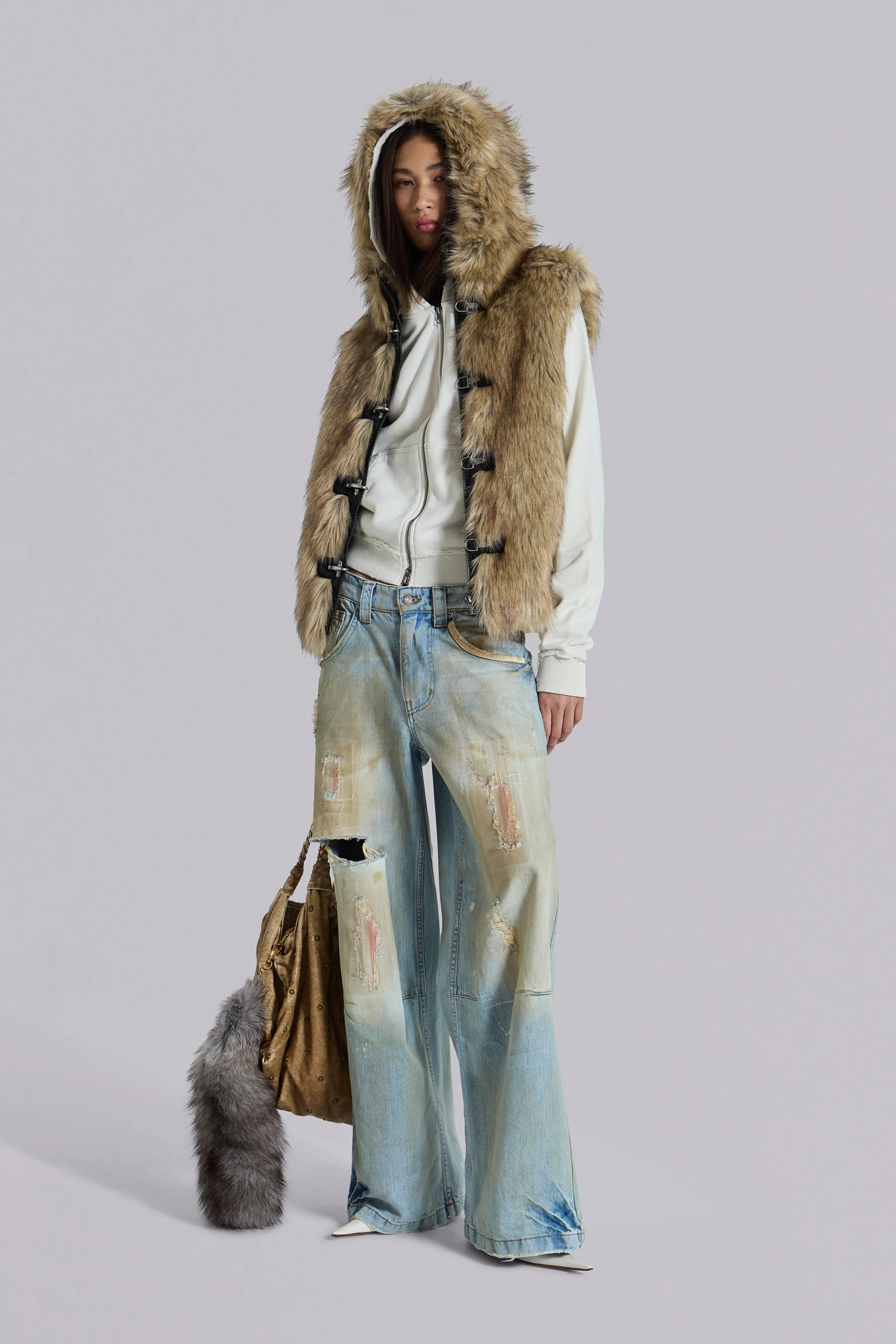 Mendoza Faux Fur Gilet - Image 14
