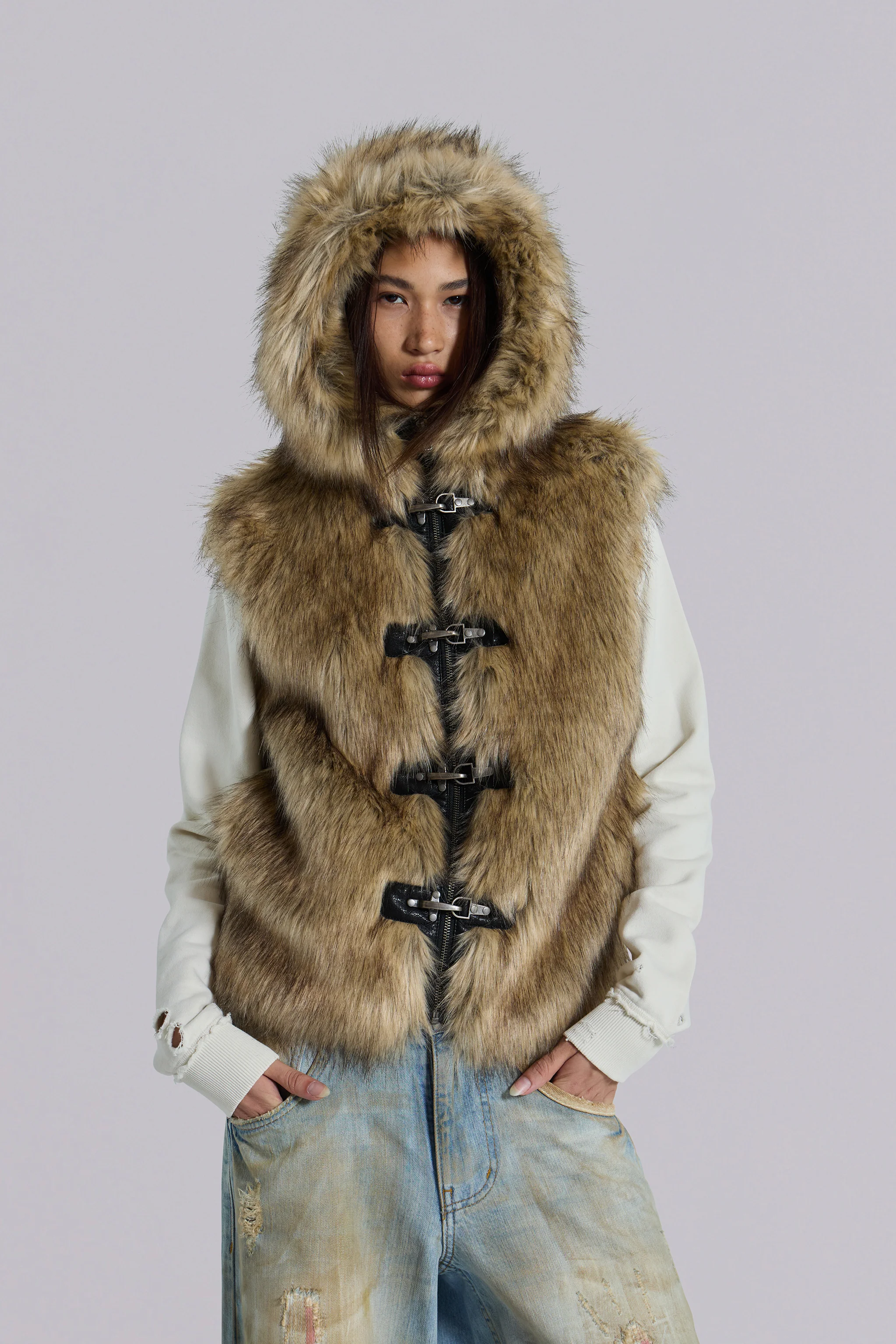 Mendoza Faux Fur Gilet - Image 5