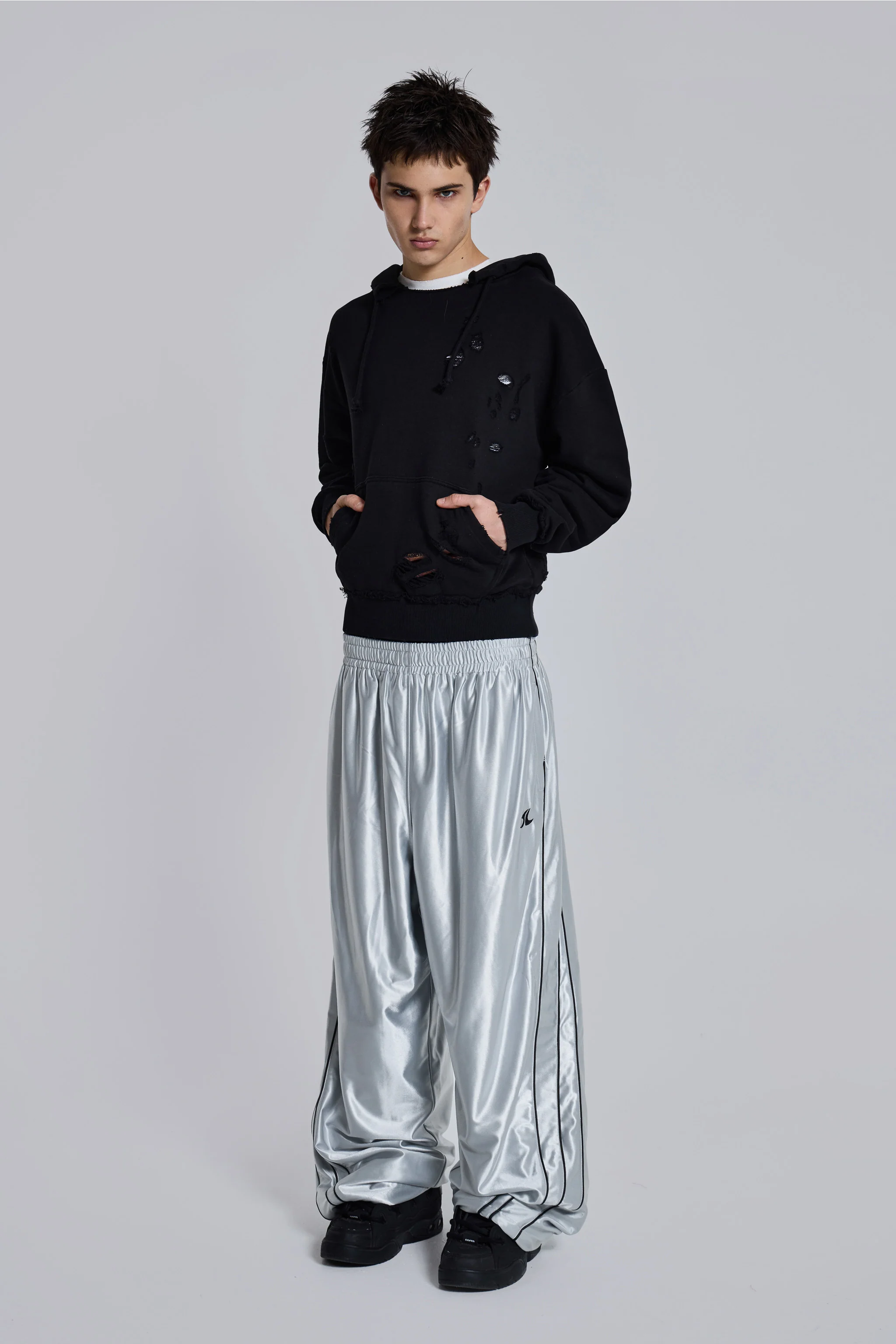 Metallic Vapor Joggers