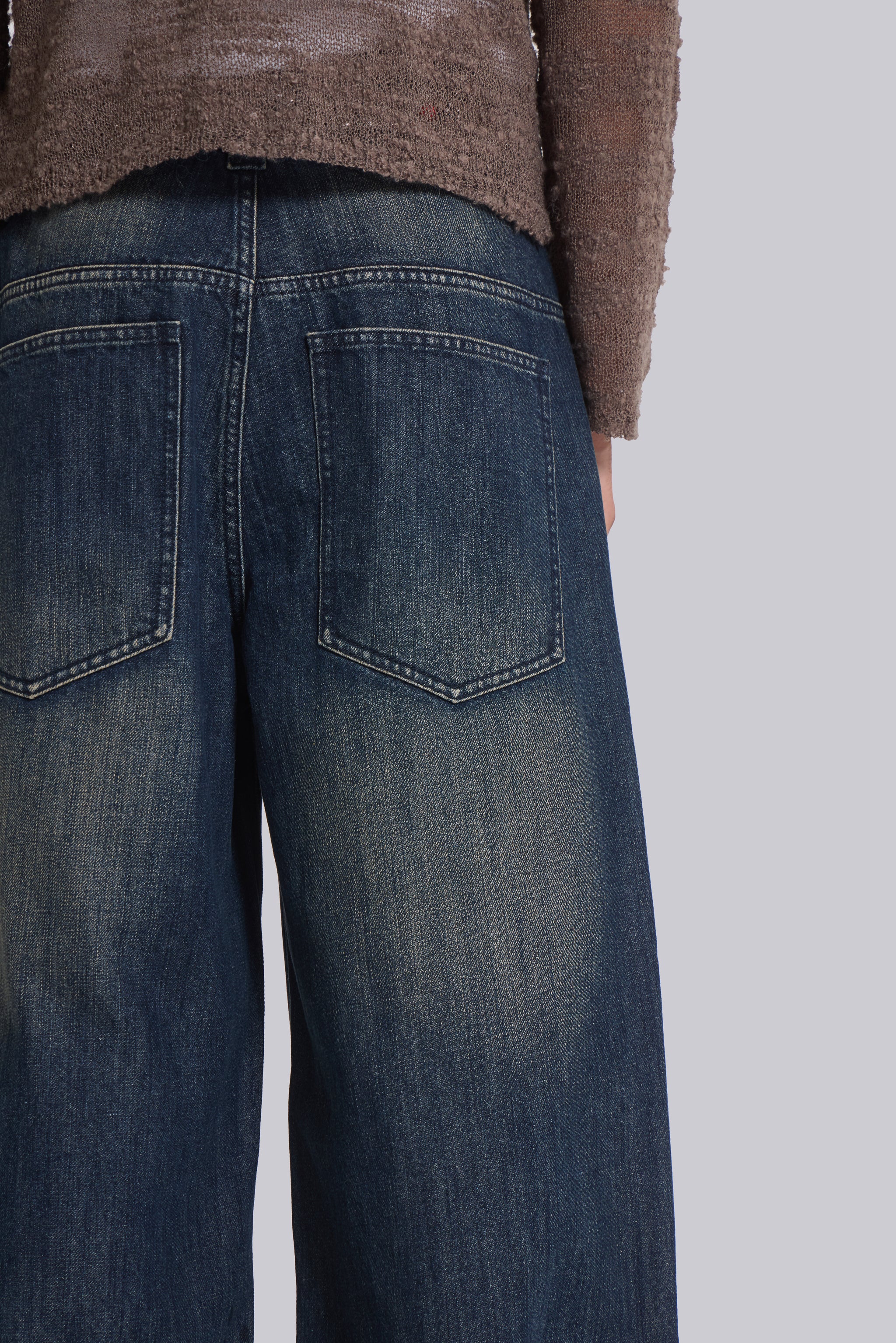 Mid Blue Slub Colossus Jeans - Image 11