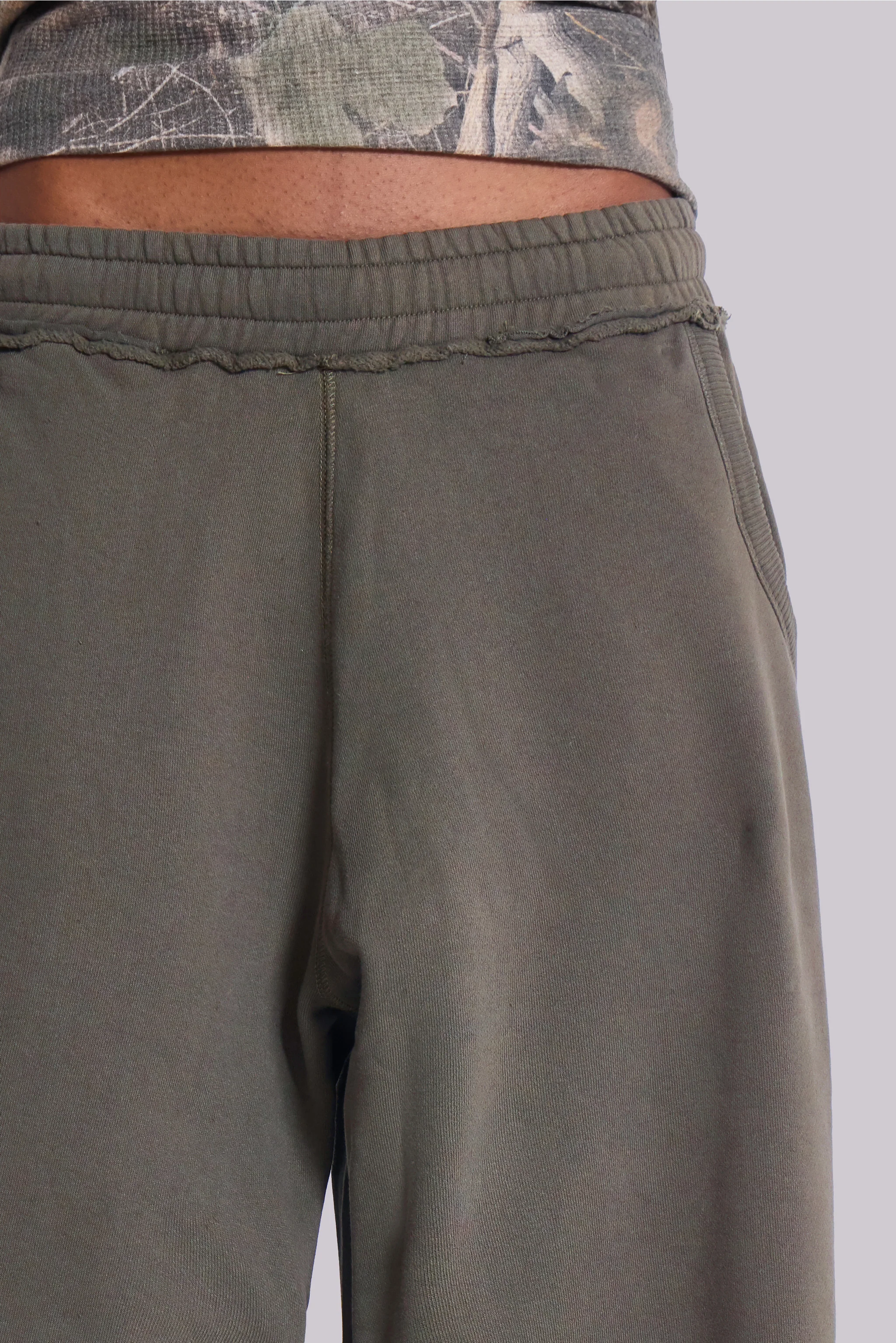 Military Green Baggy Monster Joggers - Image 4