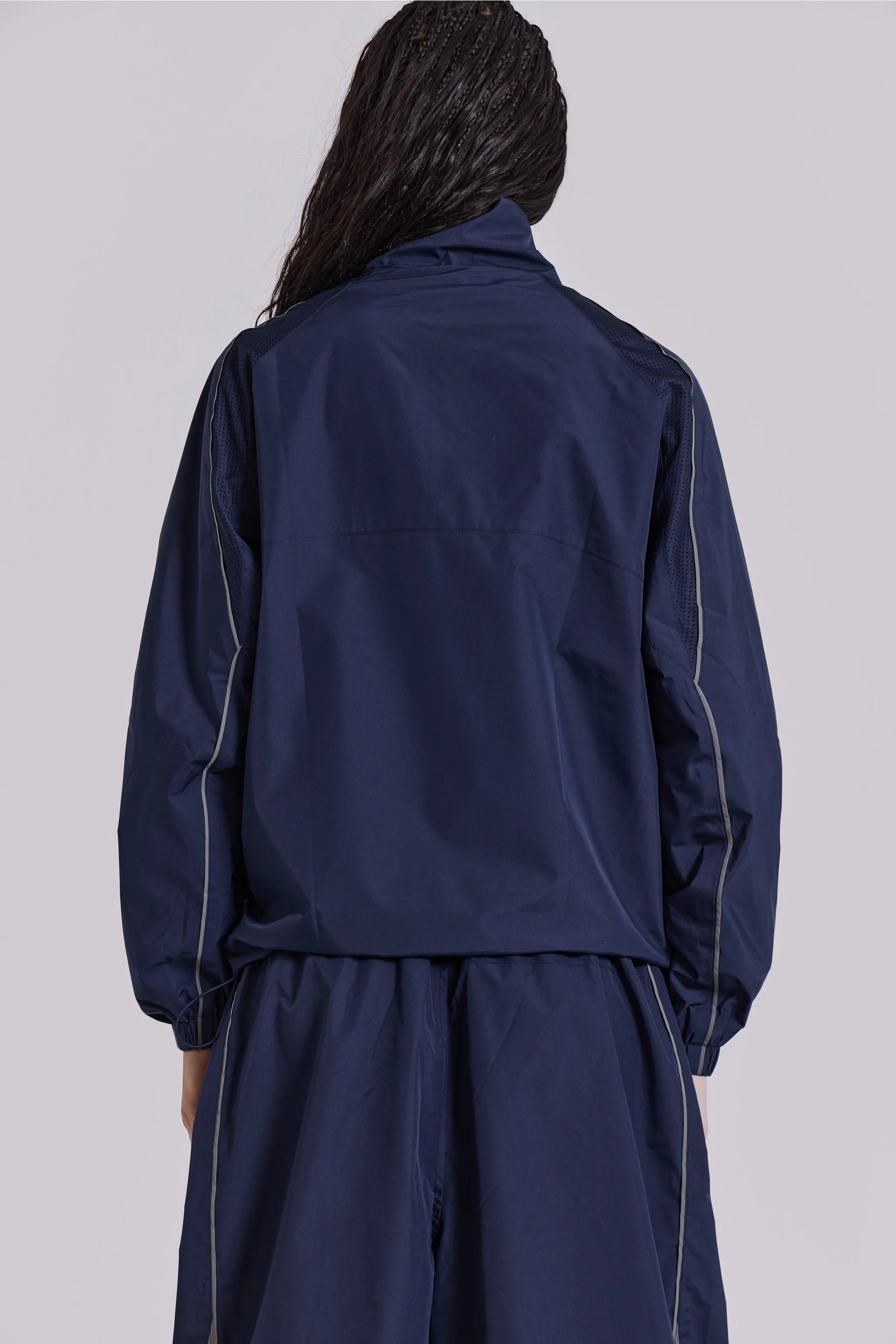Navy Vapor Tracksuit Top - Image 9