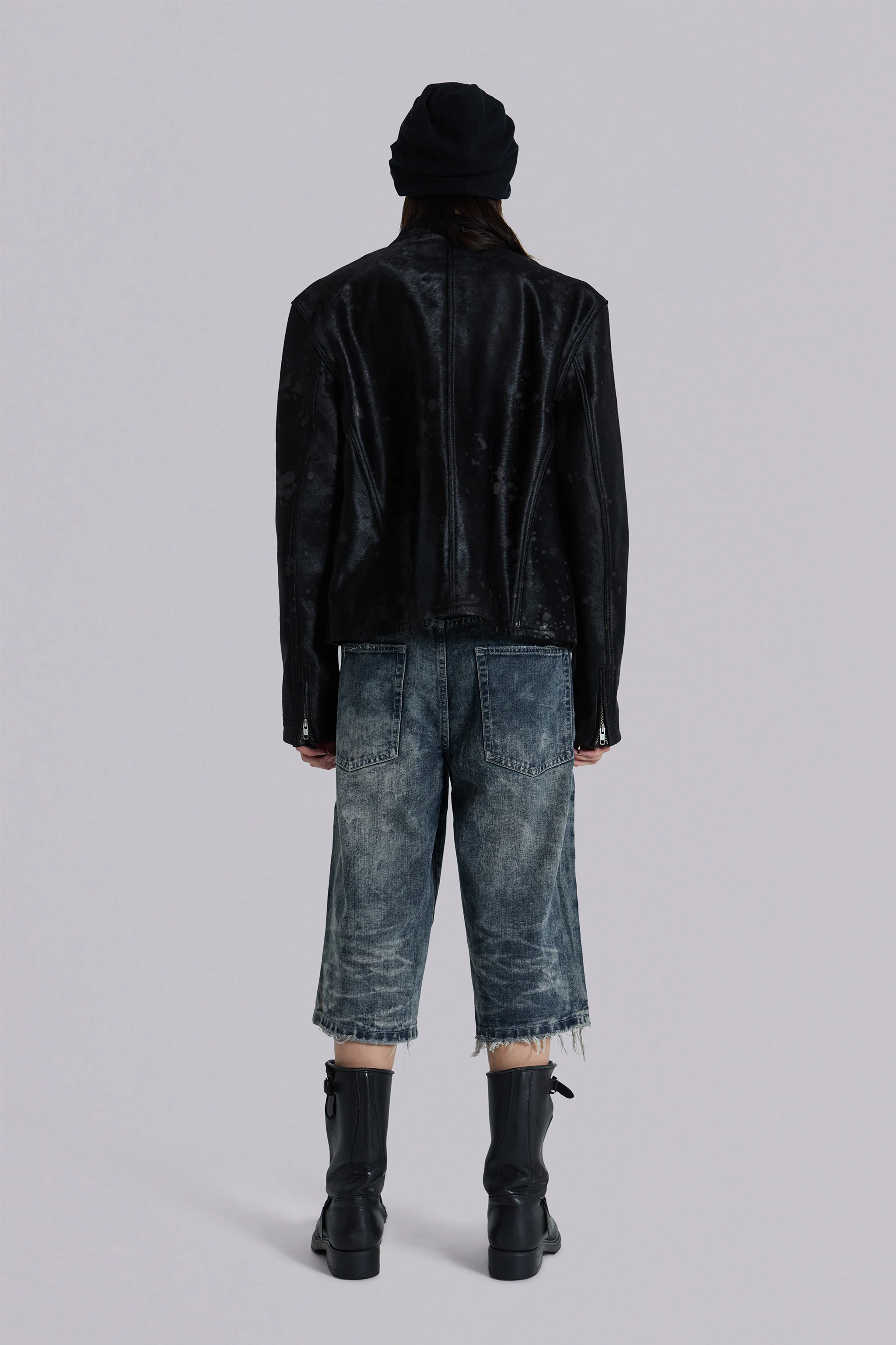 Nia Slim Leg Distressed Jorts - Image 5