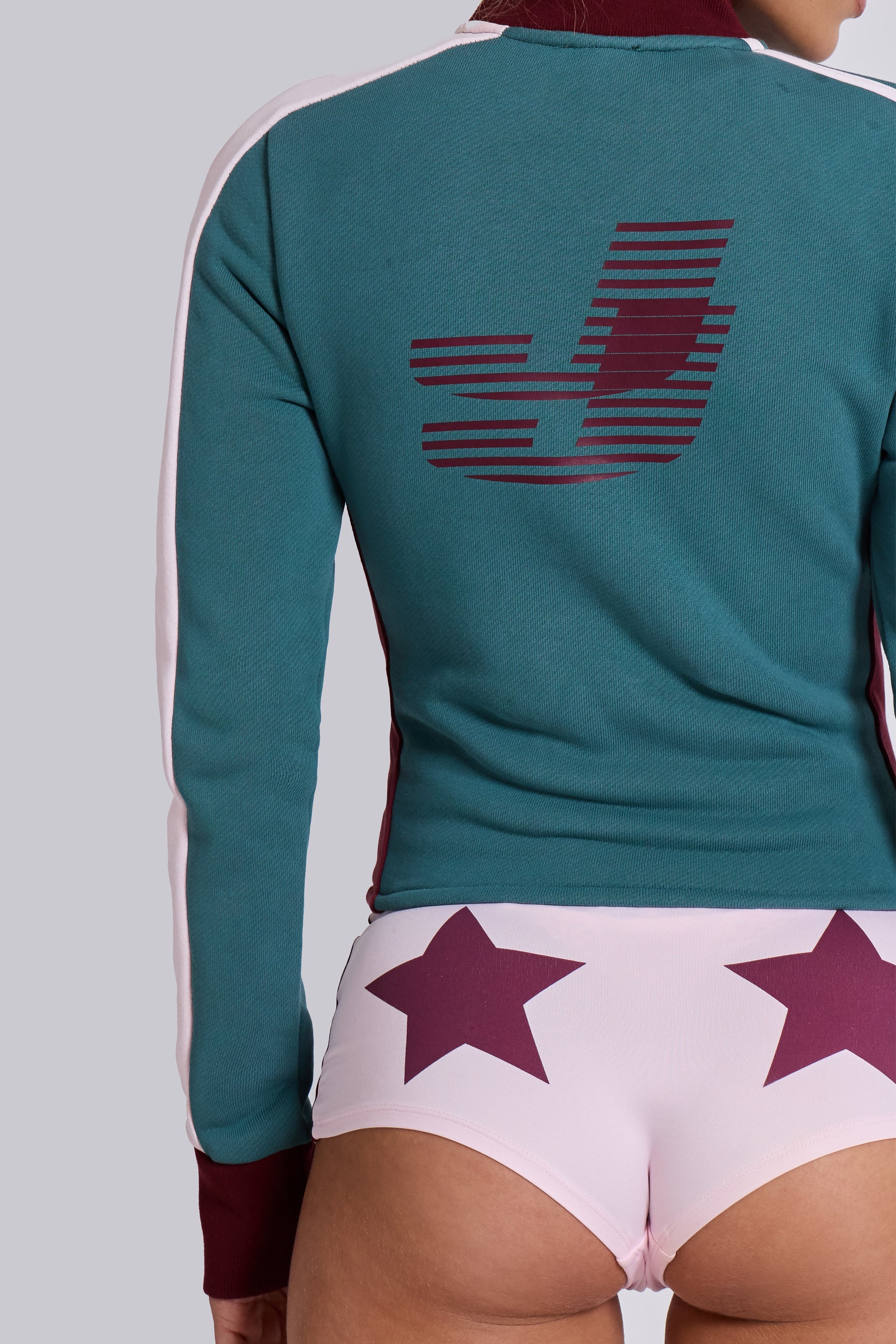 Pink No.13 Football Mini Shorts - Image 13