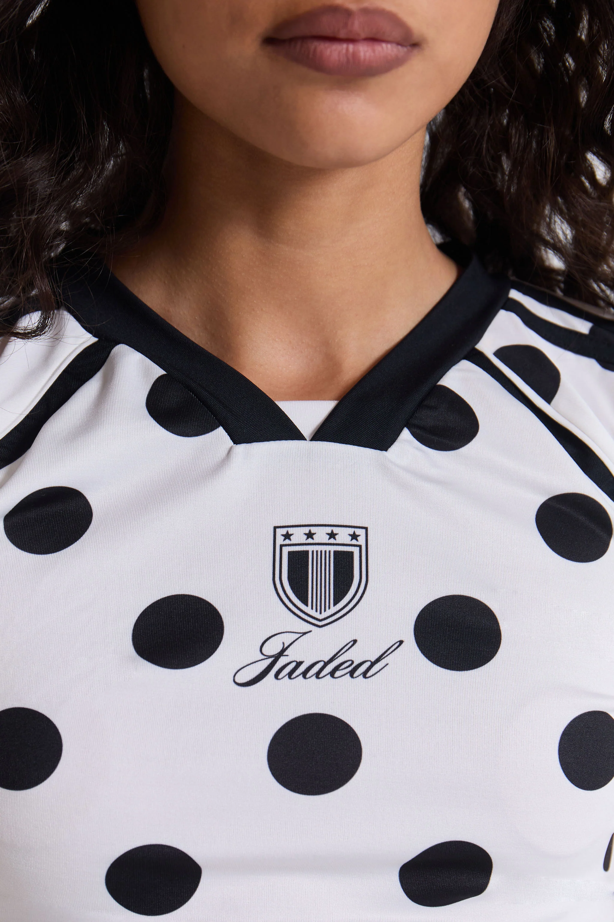 No.13 Polka Dot Football Top - Image 6