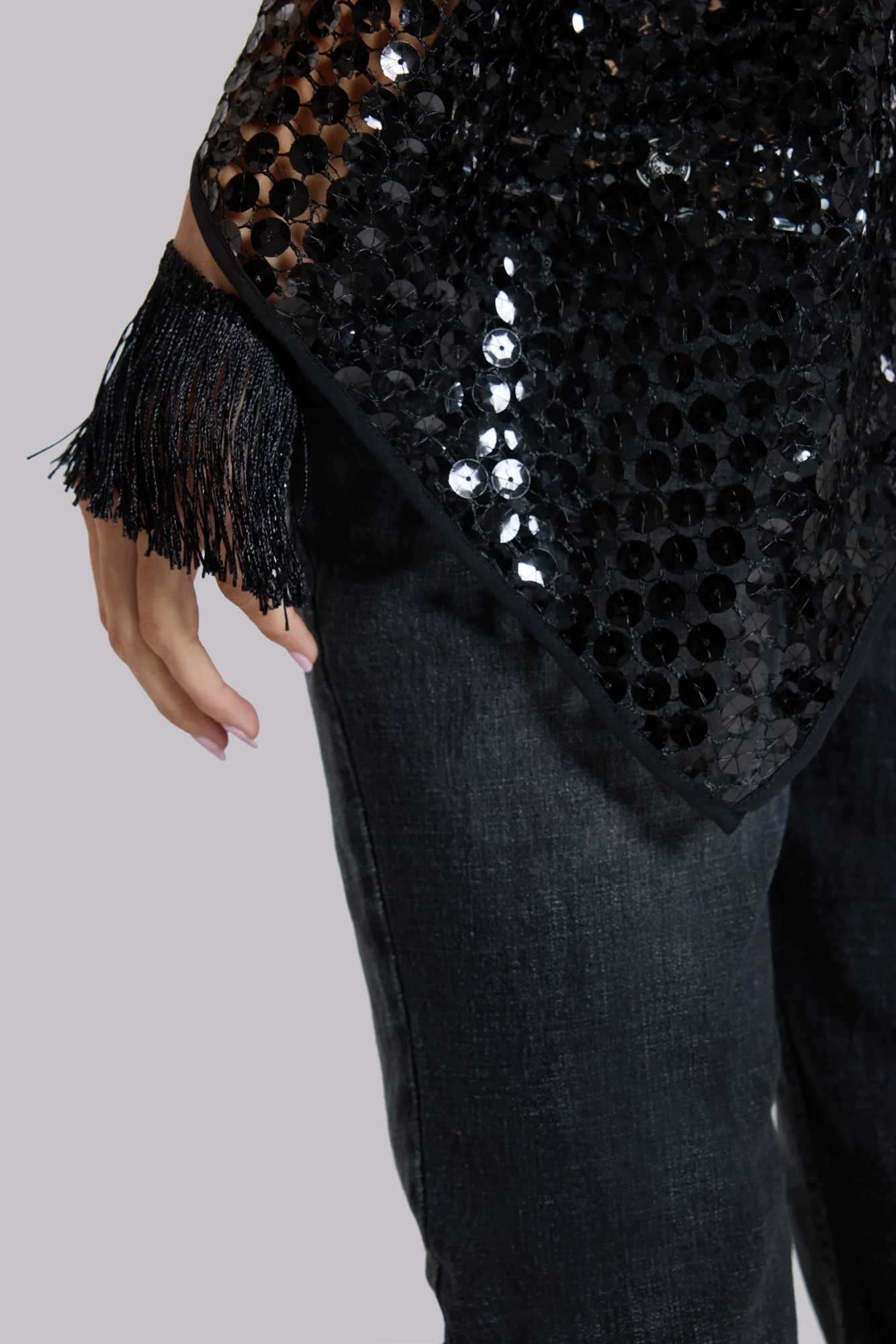 Noctis Sequin Cape - Image 5