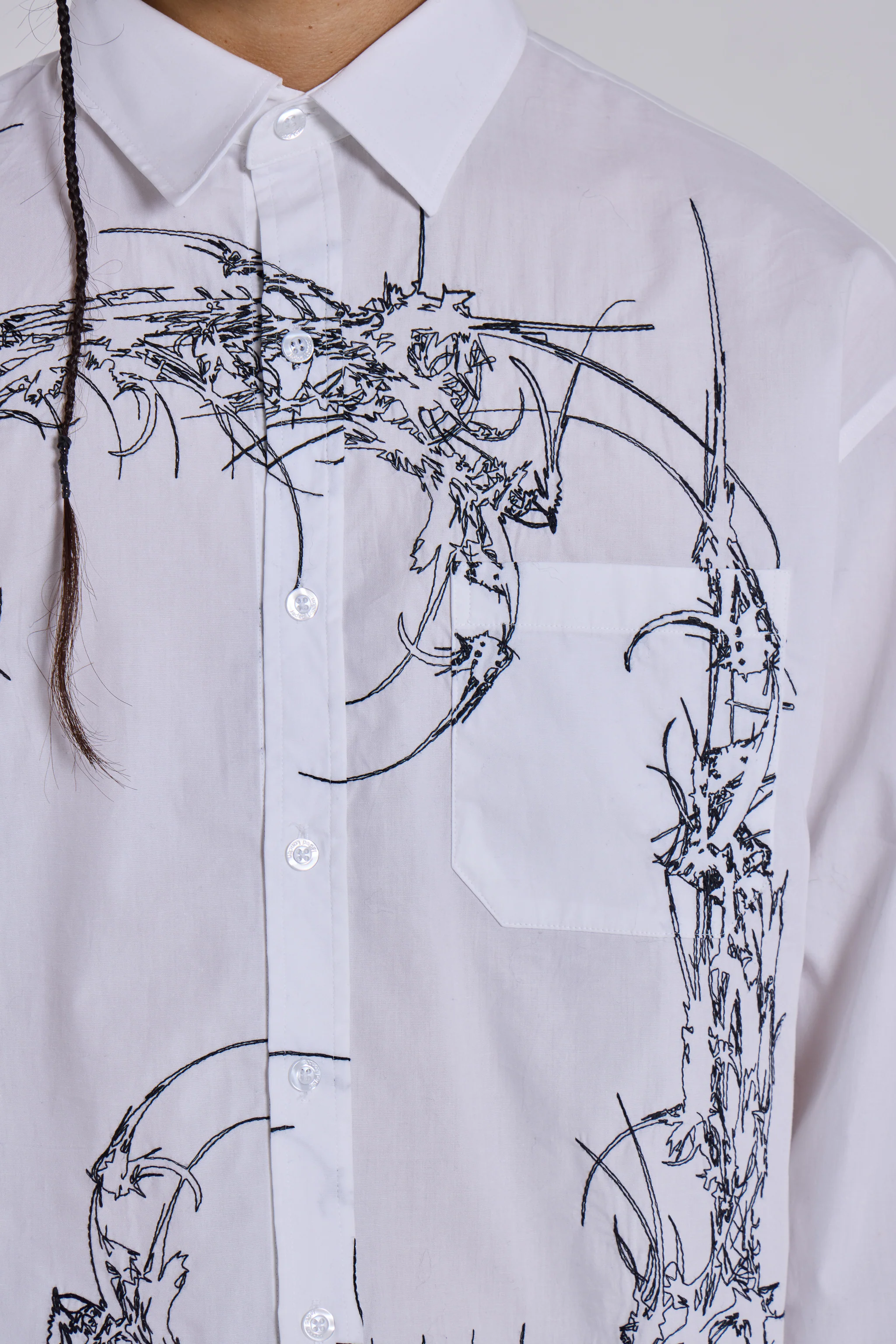 Opaque Button-Up Shirt - Image 4