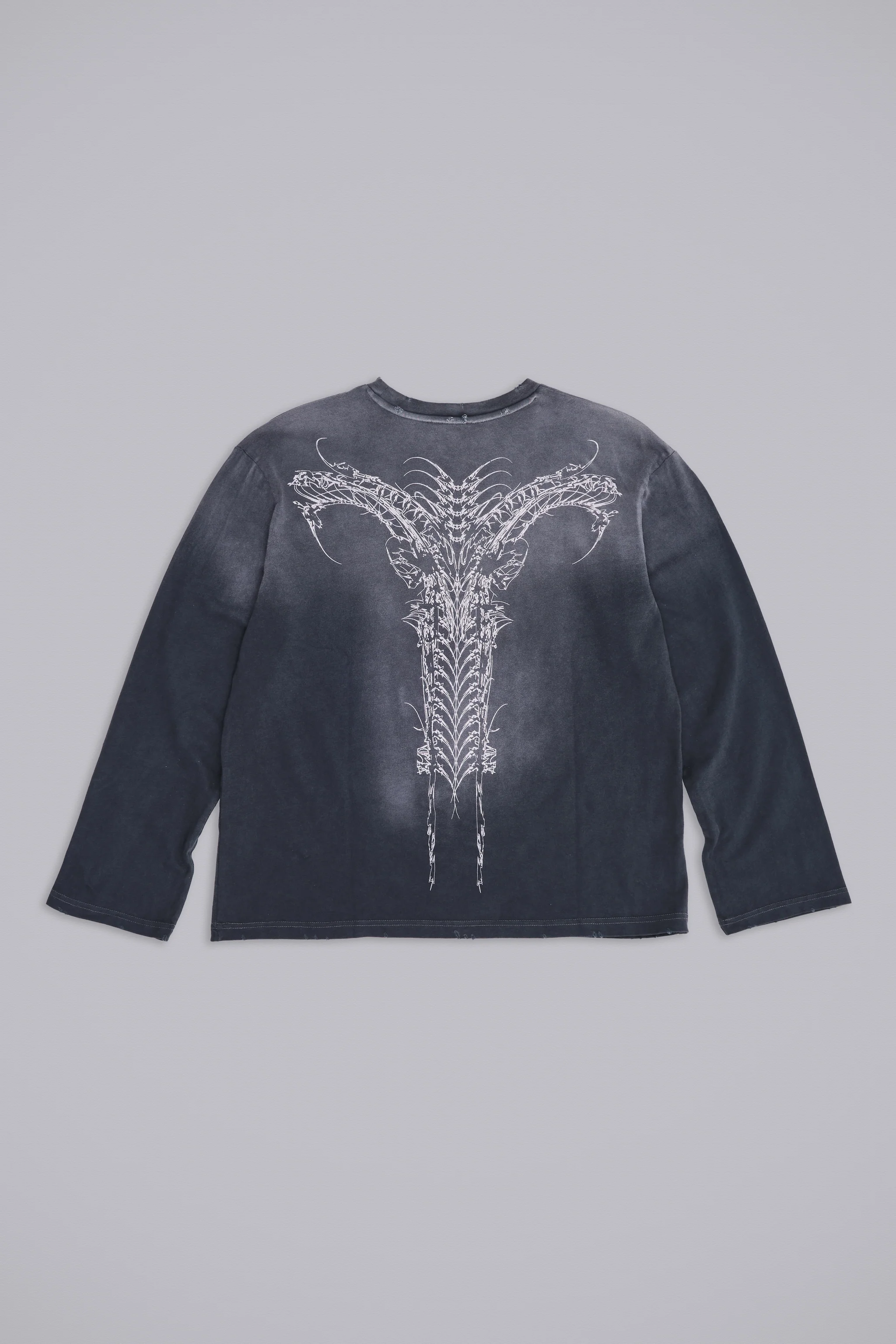 Opaque Navy LS Top - Image 2
