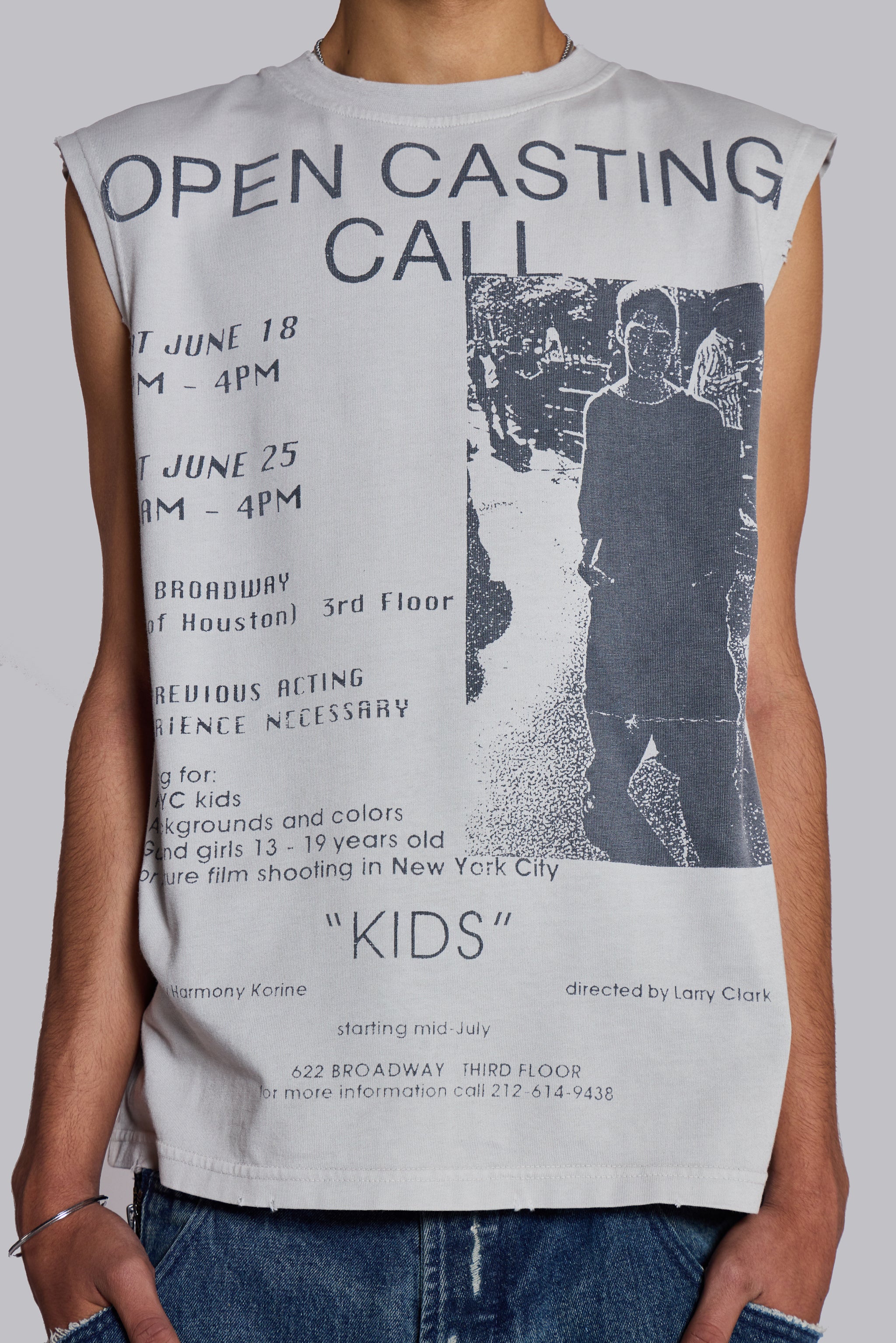 Open Casting White Tank Top - Image 4