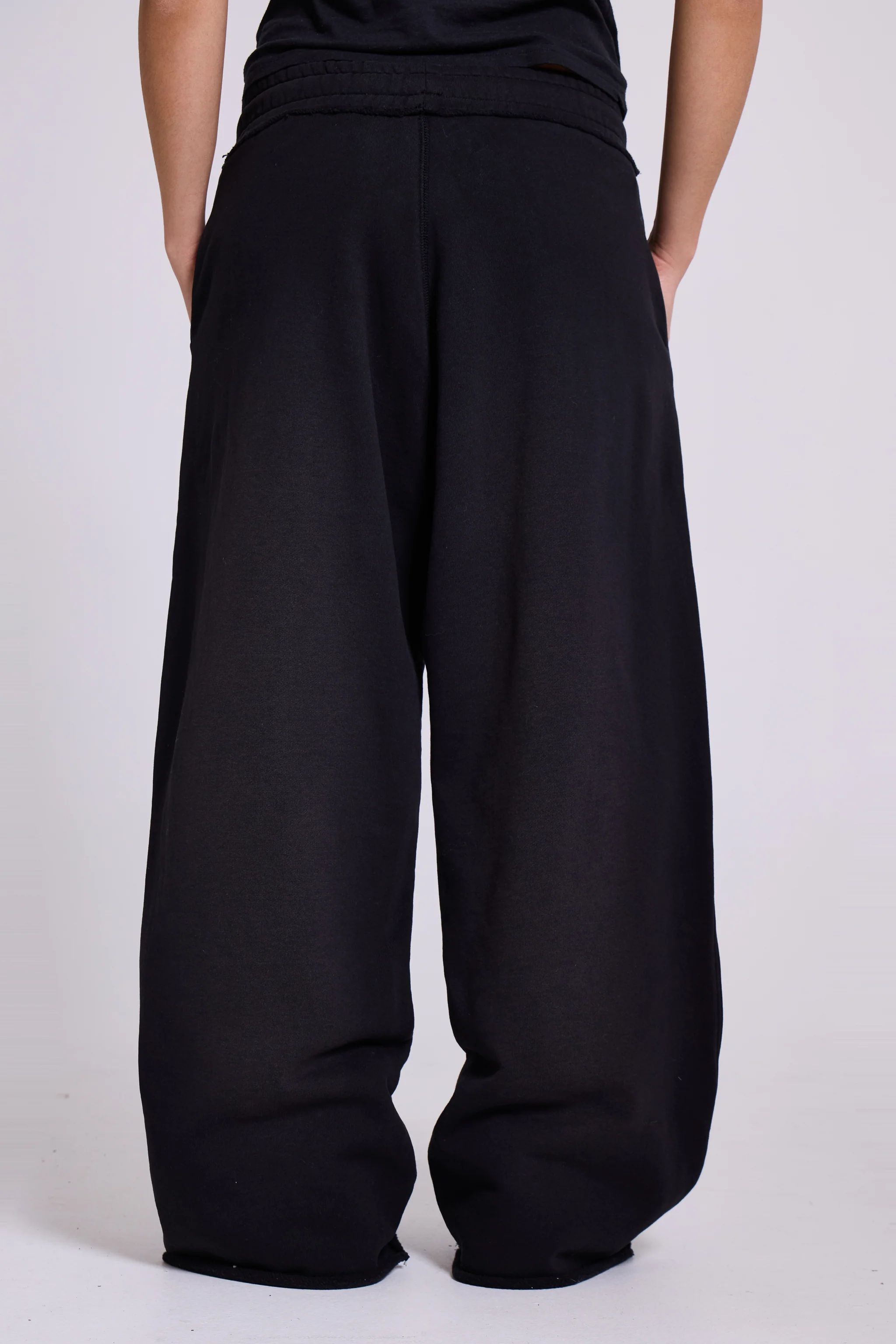 Petite Black Baggy Monster Joggers - Image 3