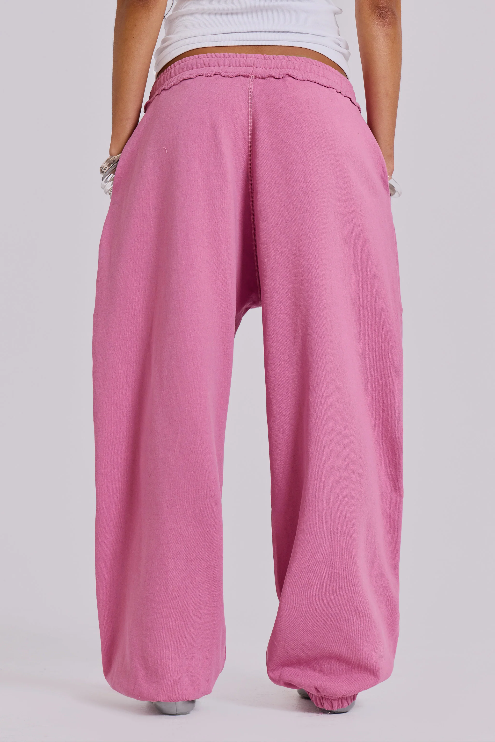 Pink Baggy Cuffed Monster Joggers - Image 5