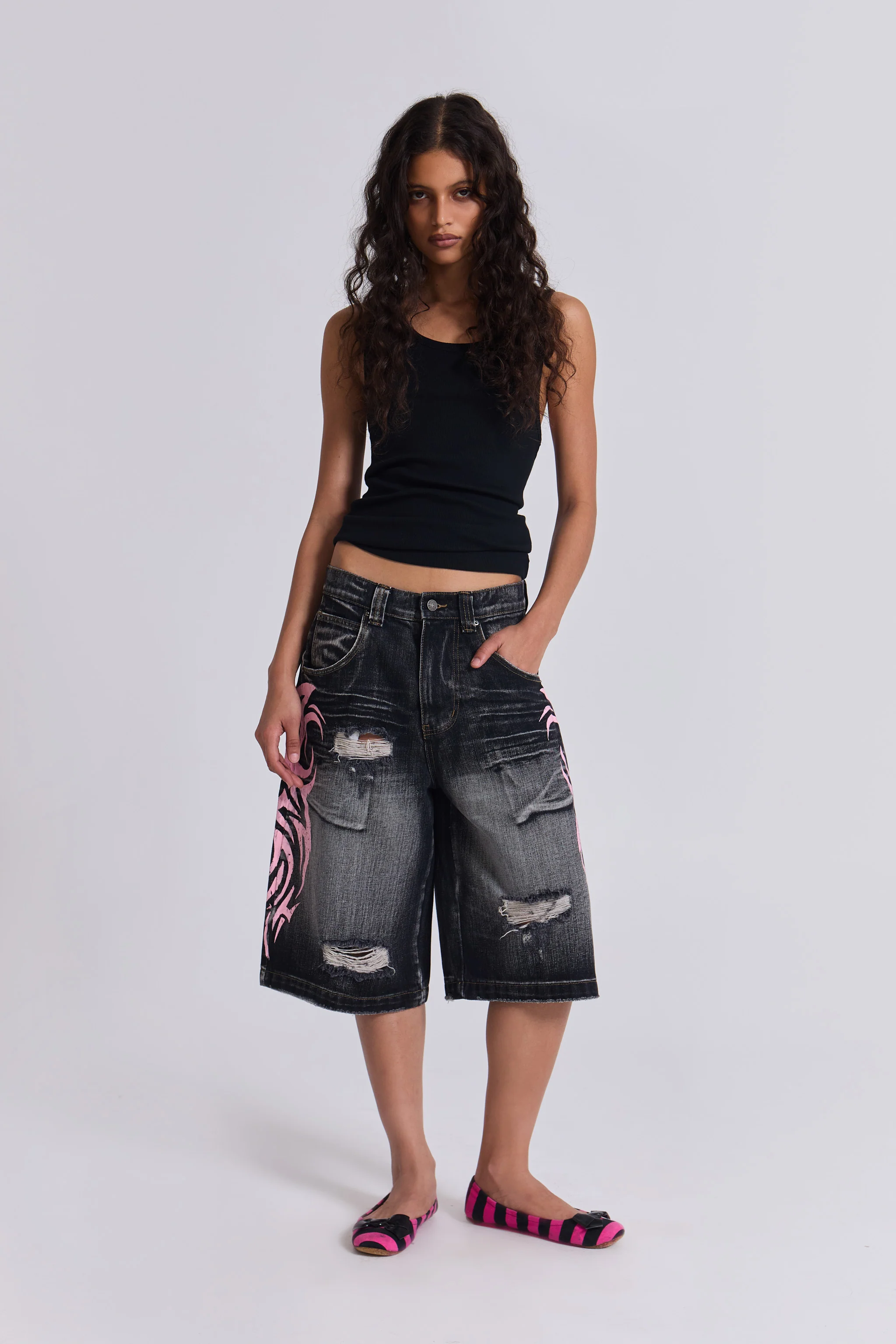Pink Blade Colossus Jorts - Image 3