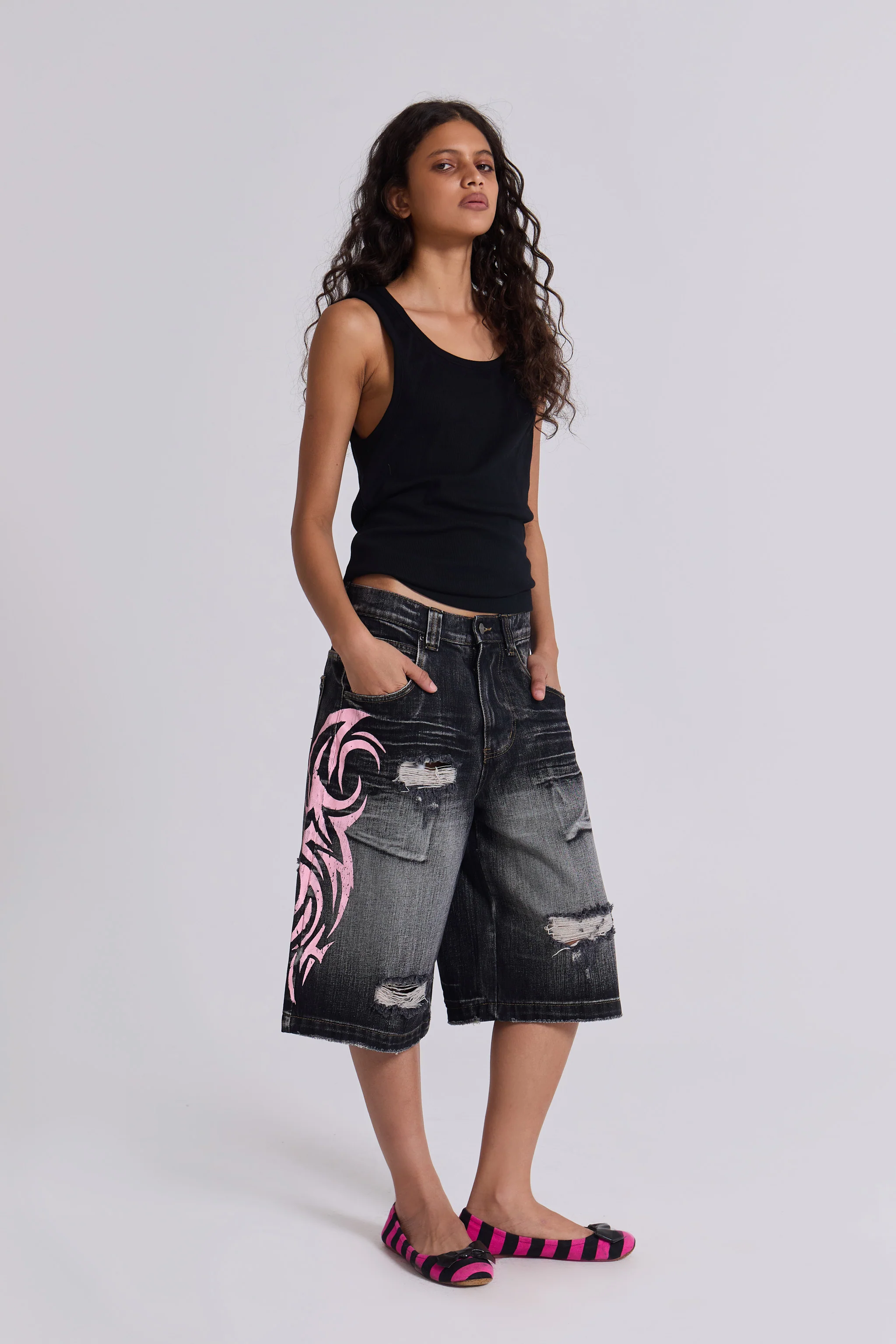 Pink Blade Colossus Jorts - Image 8